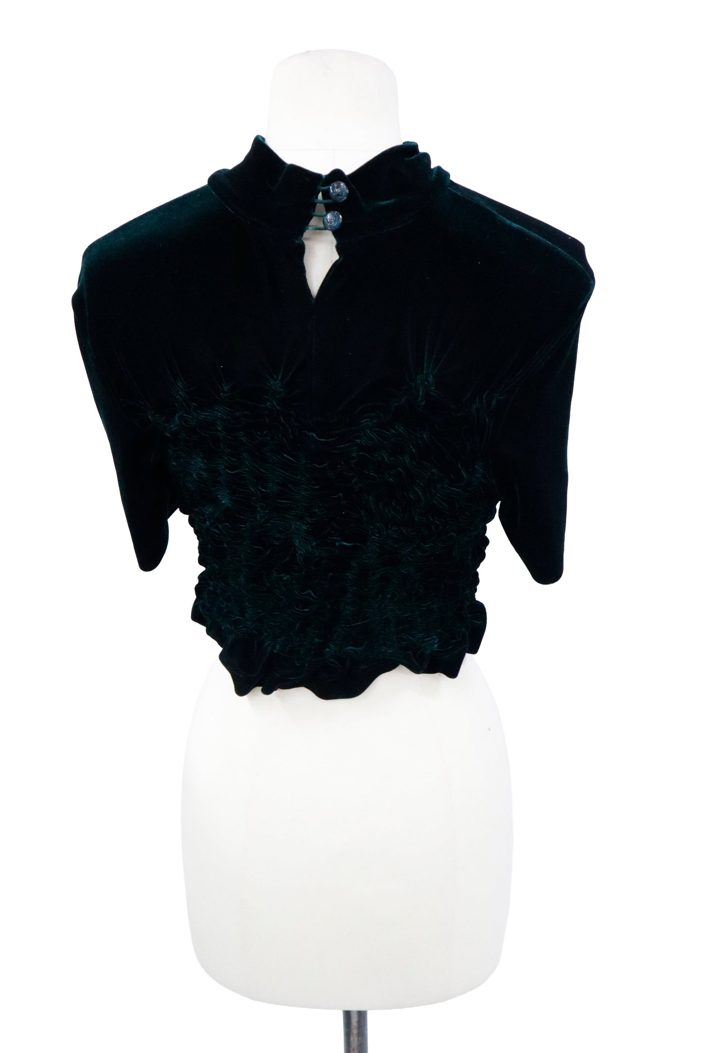 KUSHA KUSHA PLAN/velvet tops-［2601-085］