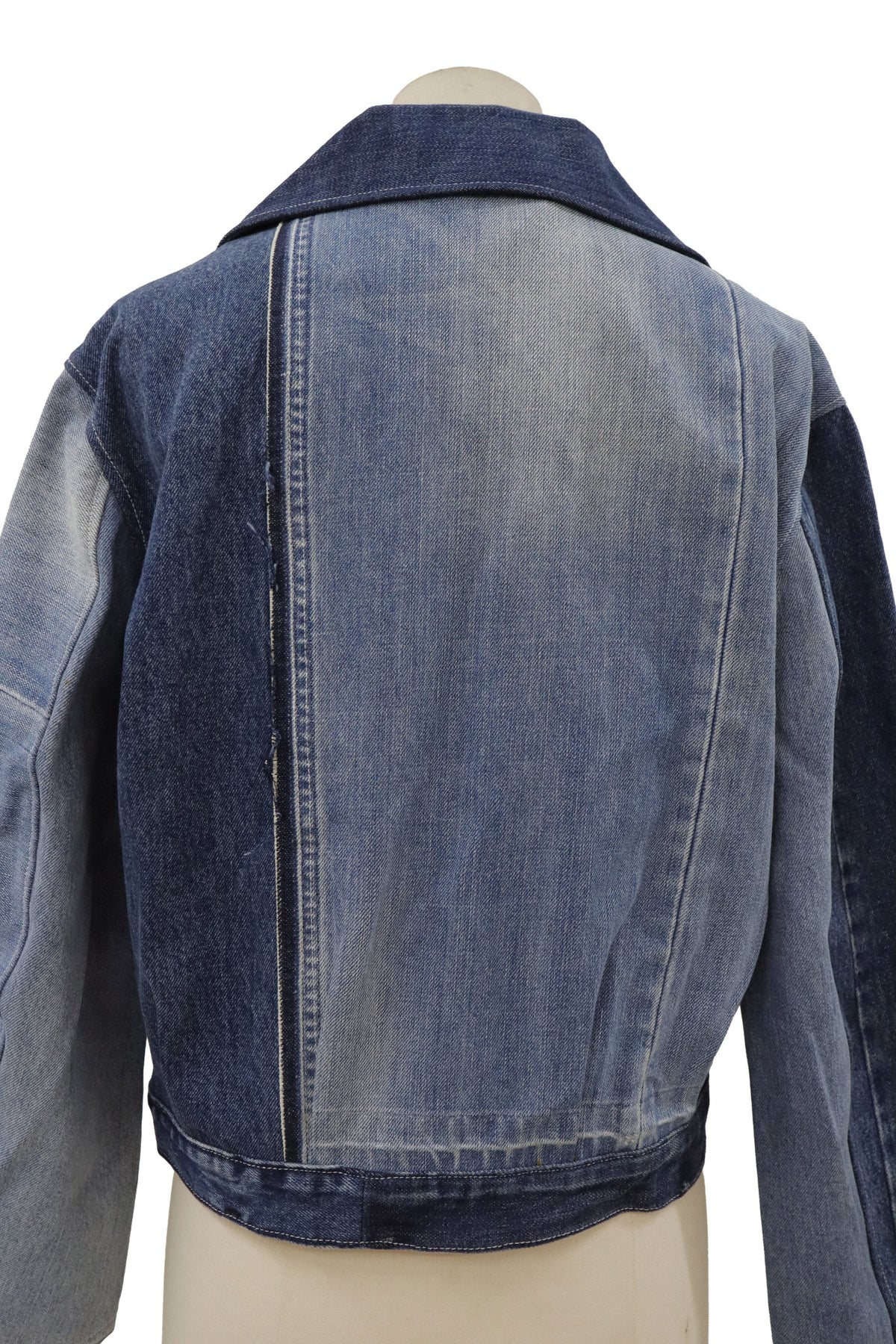 patchwork denim jacket/RM-［2608-097］