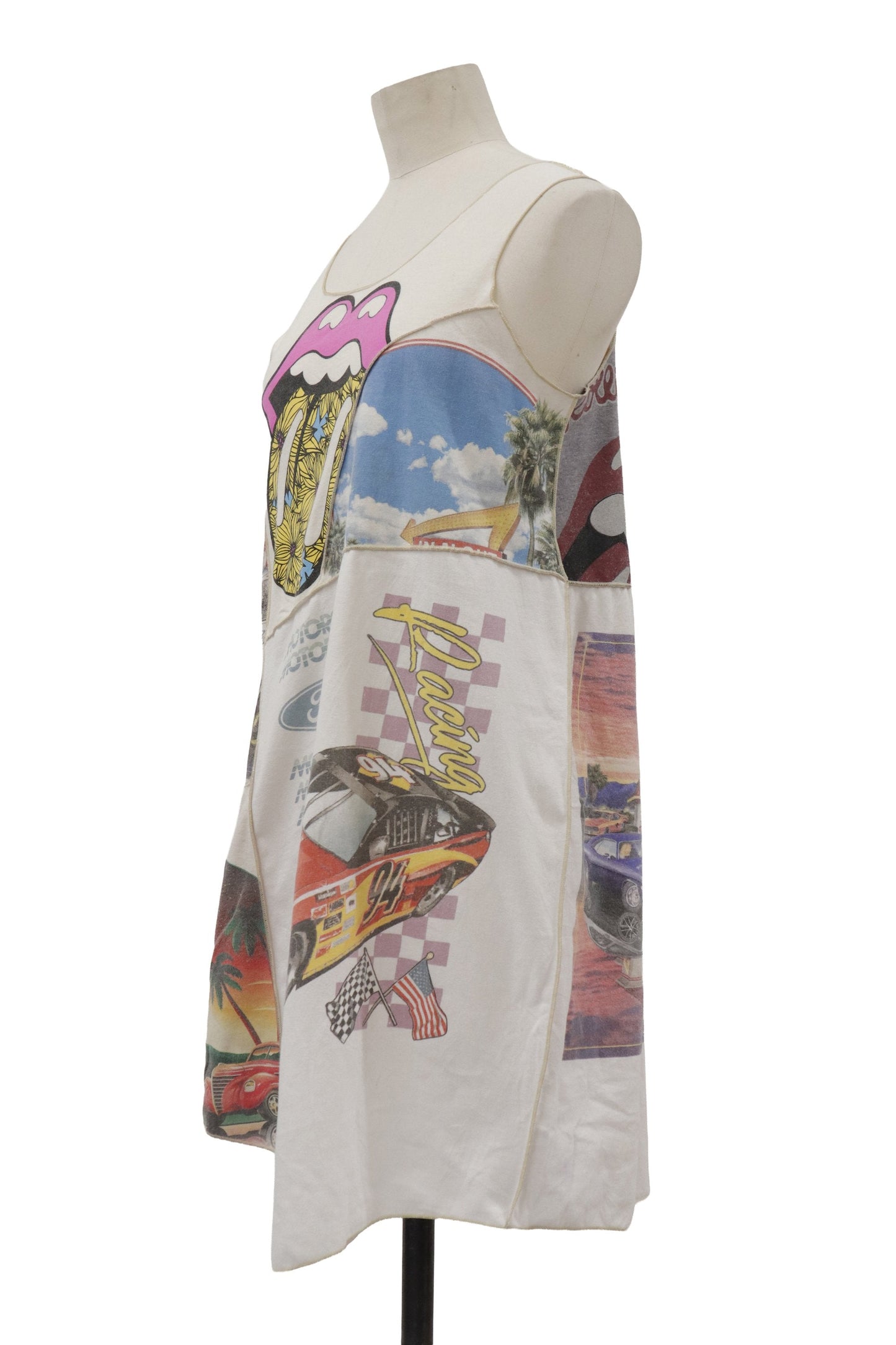 Rolling Stones racing long tanktop/RM-［2606-020］