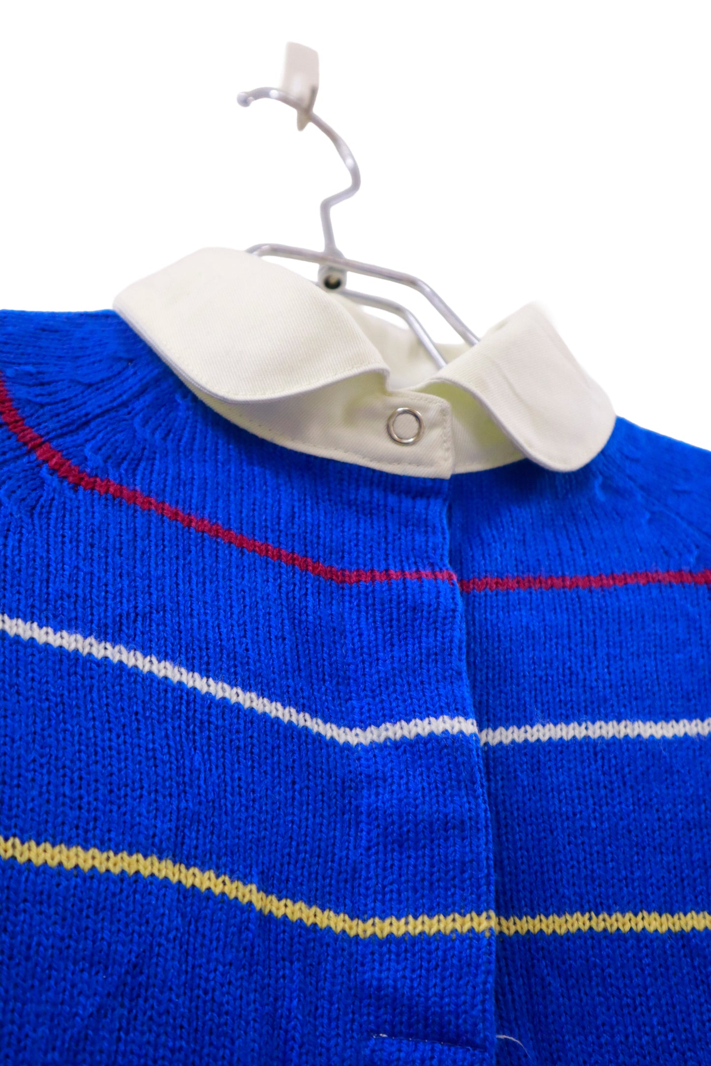 80's Challissima stripe knit sweater/ NV［2511-168］