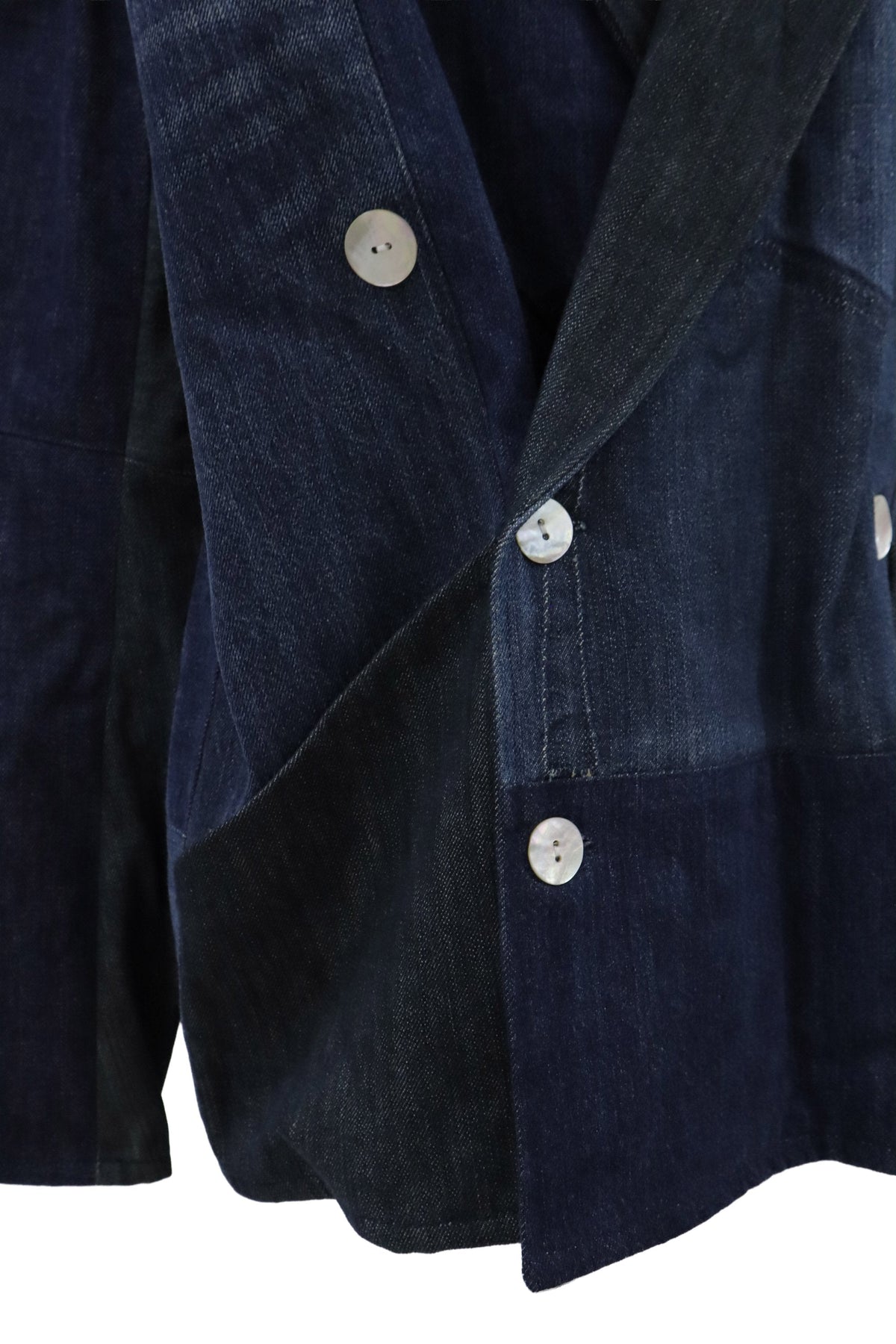 patchwork denim jacket/RM-［2608-096］