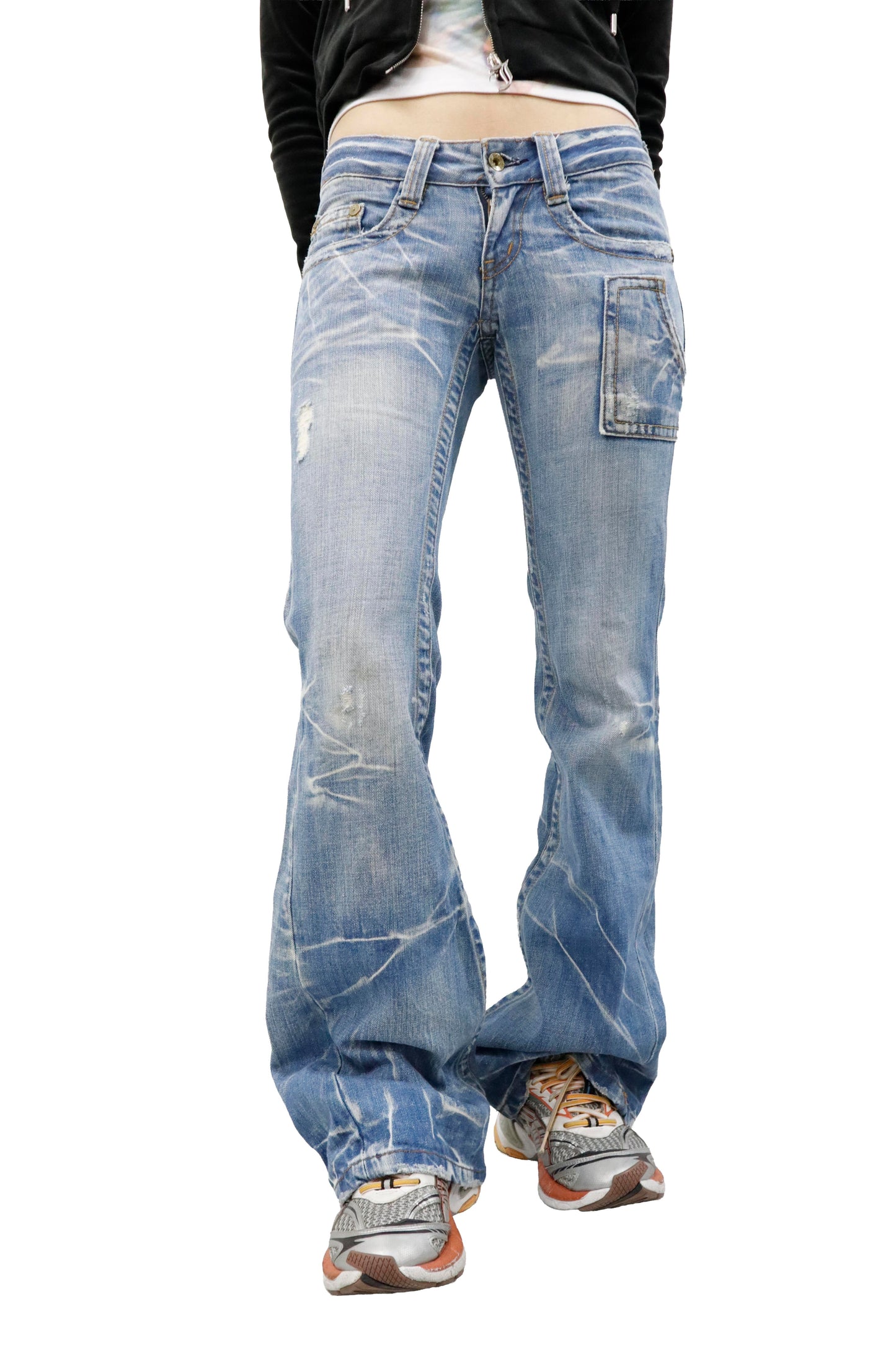Y2K denim pants/U-［2605-003］