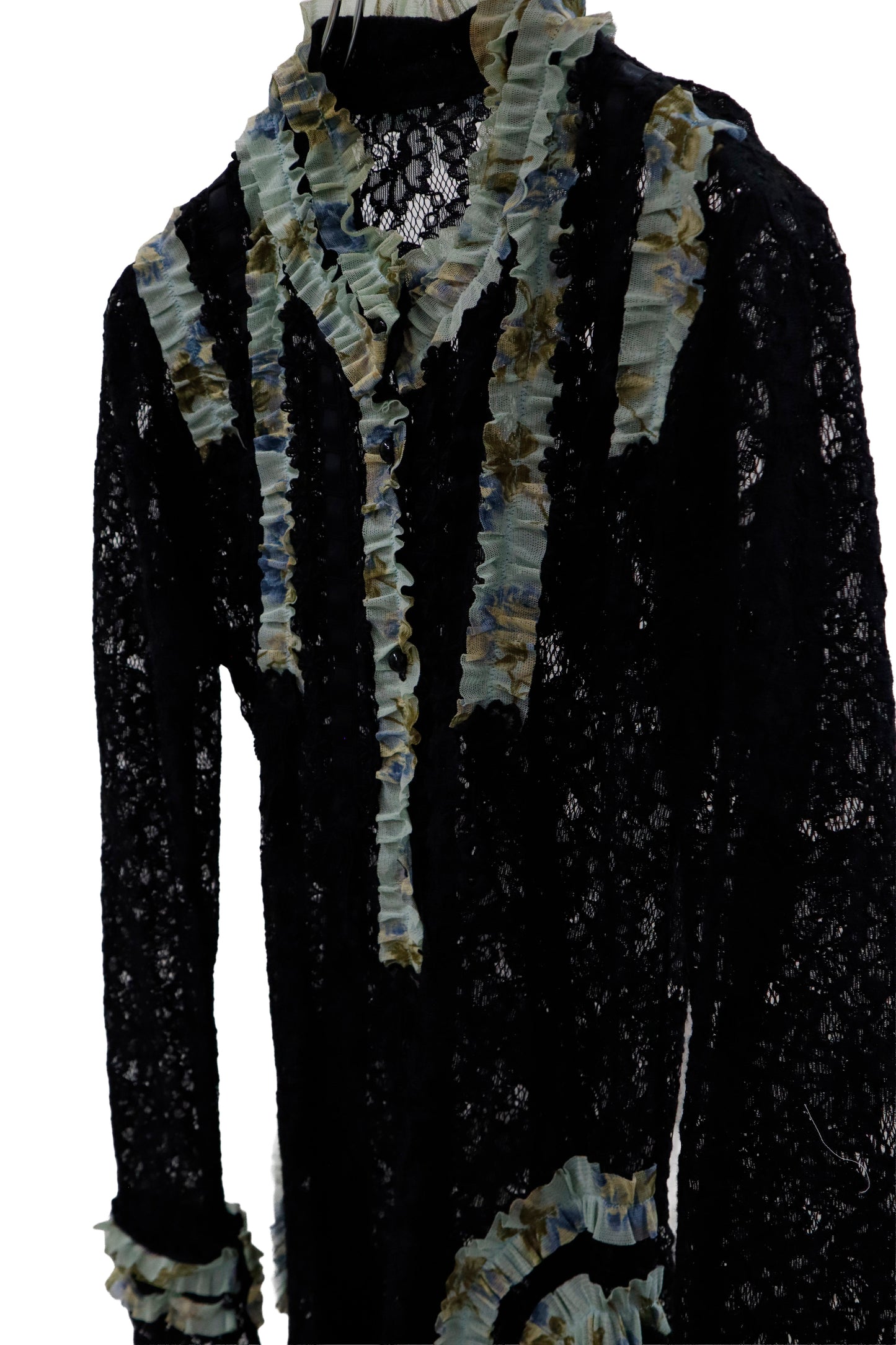 frill lace shirt/RM-［2604-035］