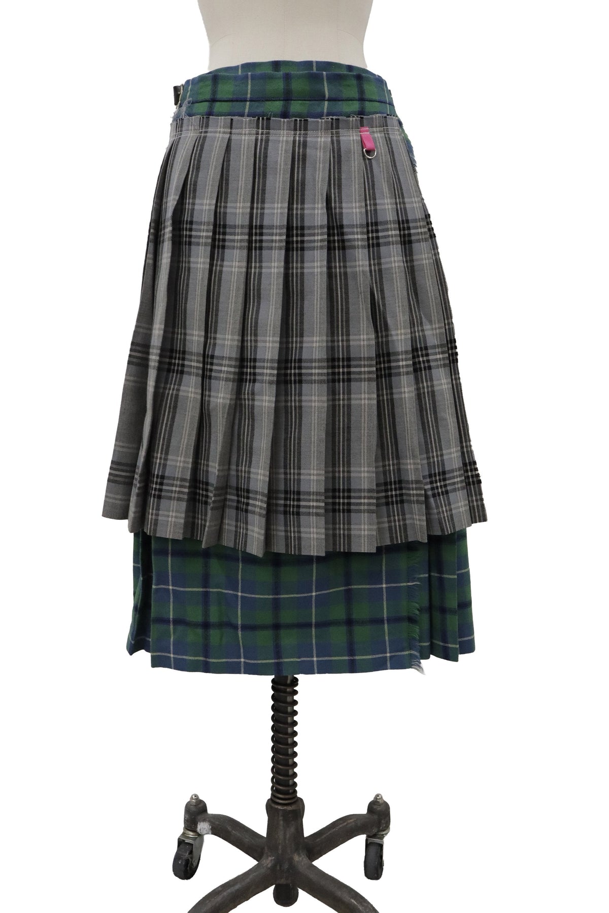 layered pleats skirt/RM-［2608-100］
