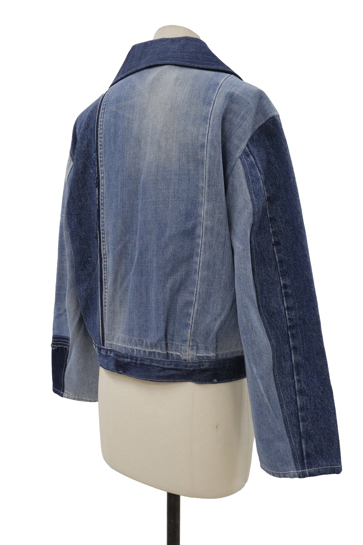 patchwork denim jacket/RM-［2608-097］