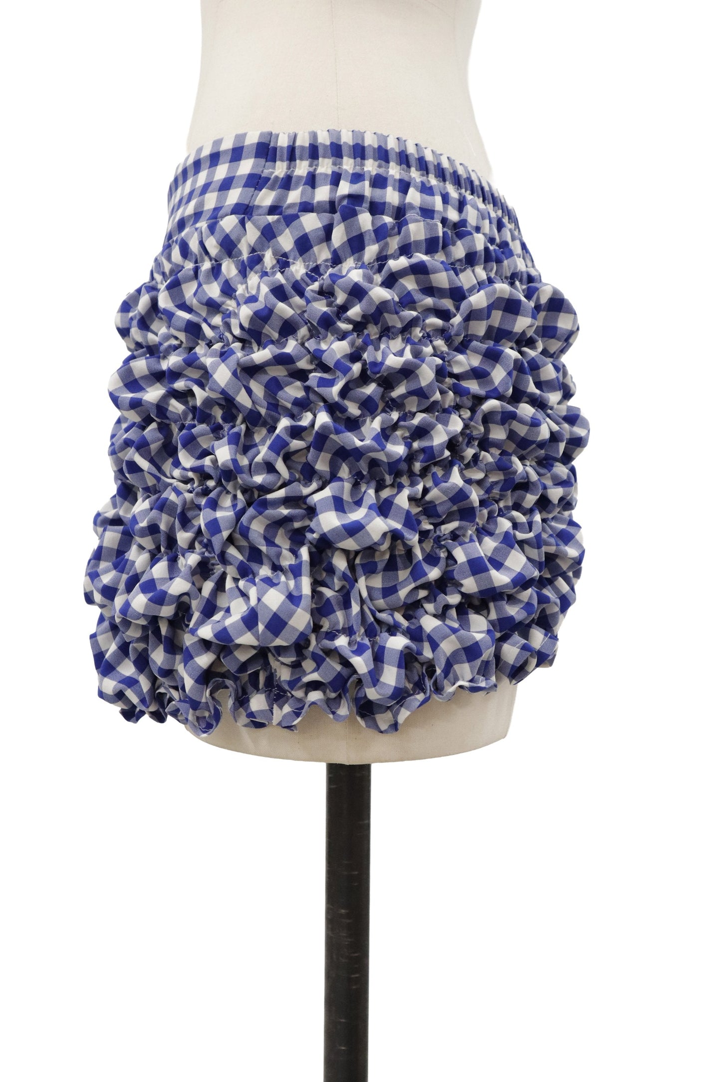 gingham skirt/KUSHA KUSHA PLAN/RM-［2607-055］