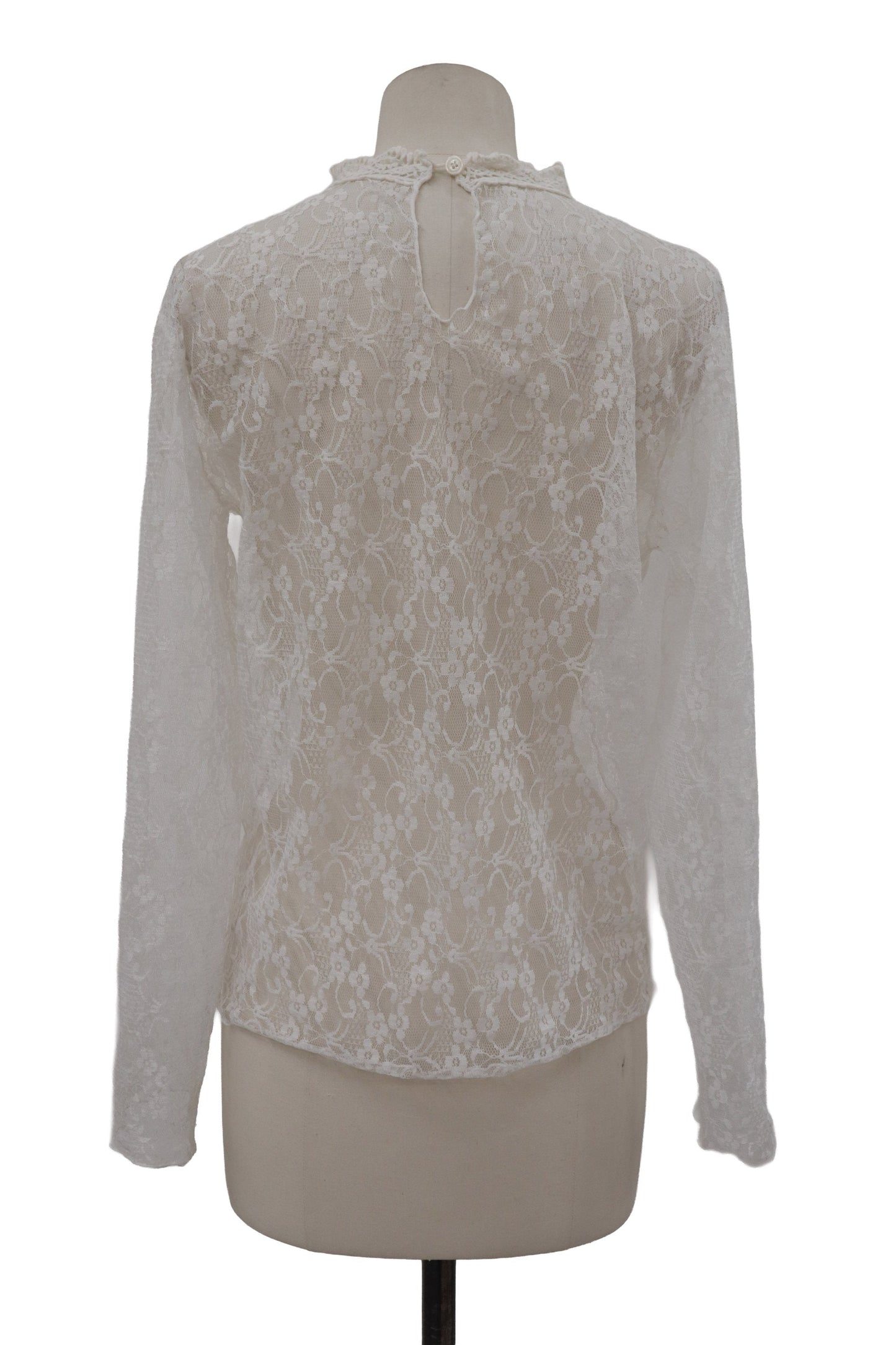 lace mock neck top/RM-［2607-020］