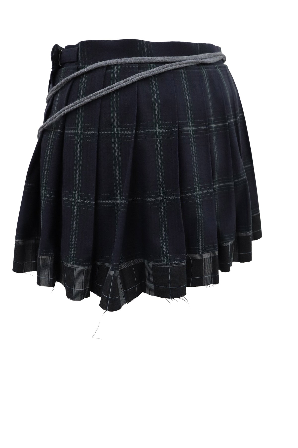 Docking pleats mini skirt/RM-［2608-039］