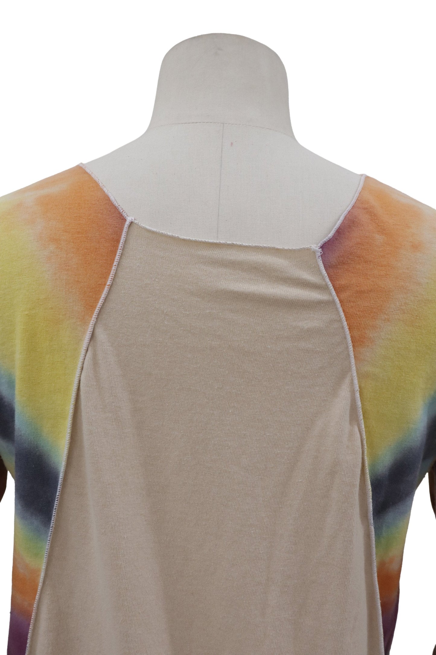 Def Leppard tiger tie-dye raglan top/RM-［2607-028］