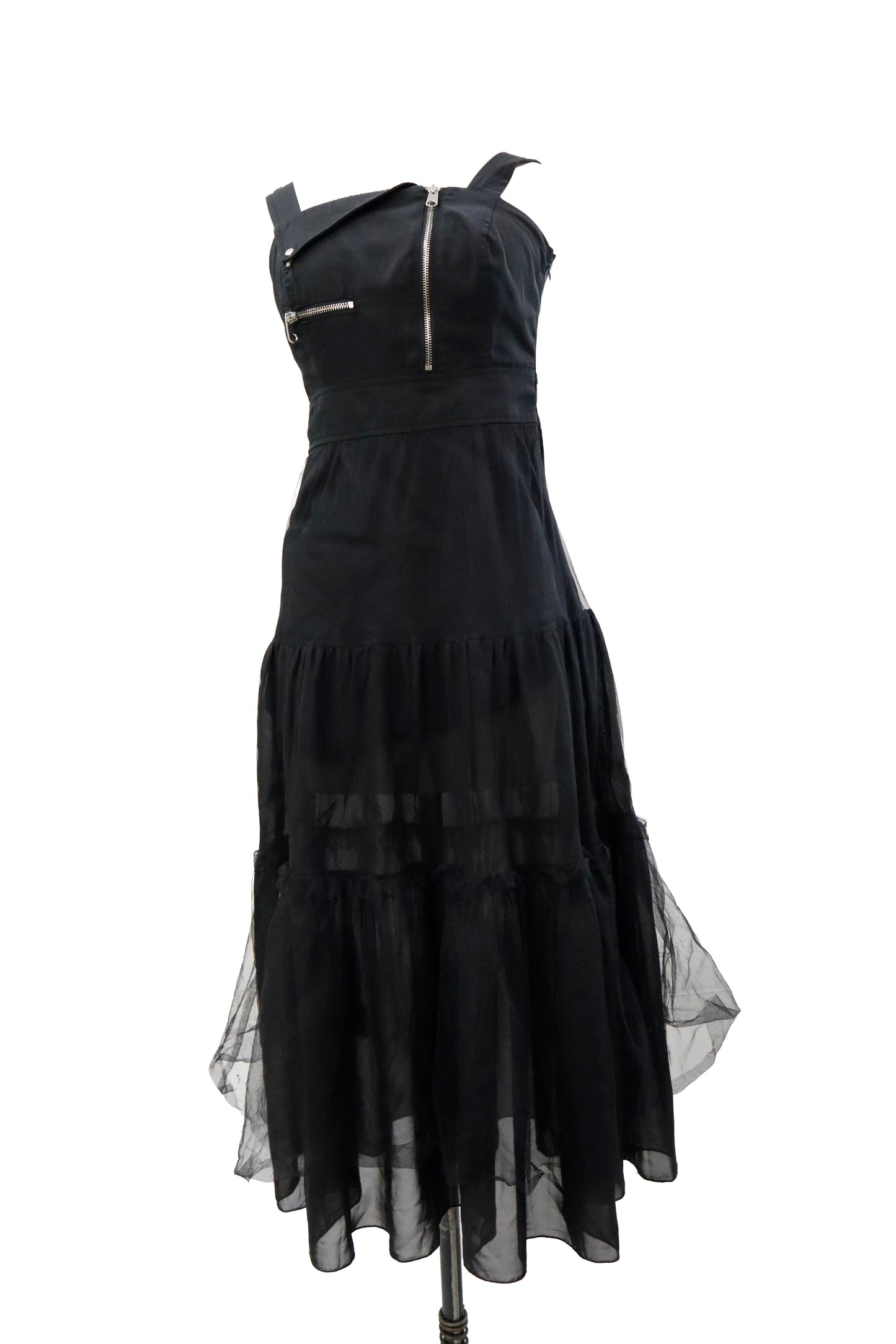 zip dress/U-［2605-001］