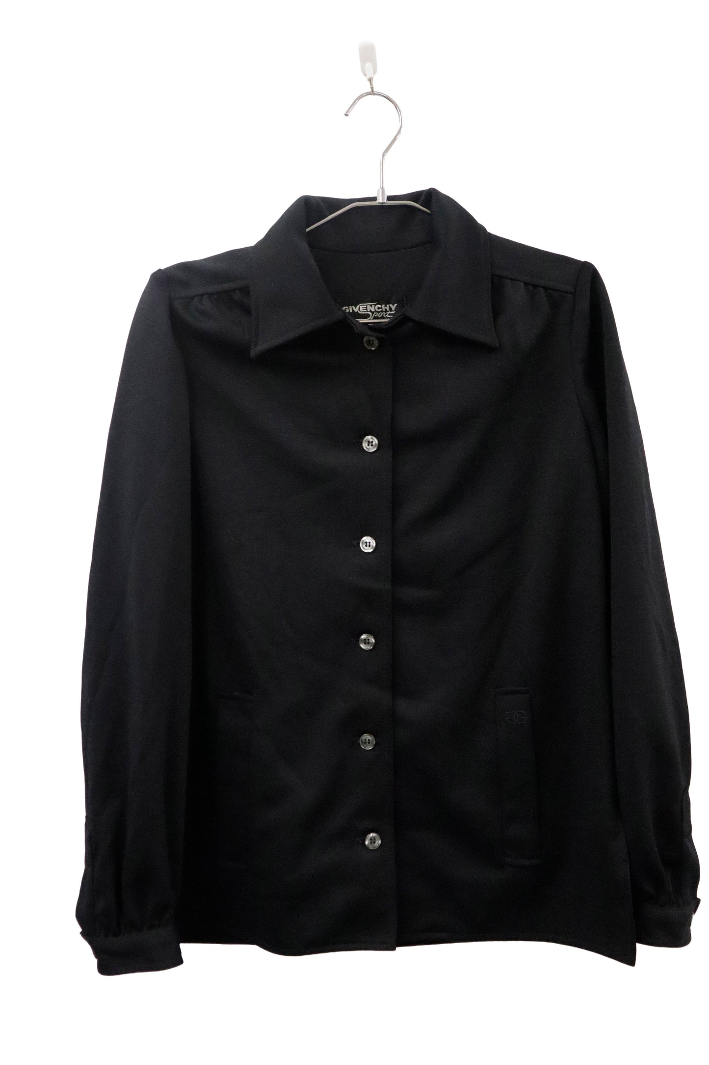 70's GIVENCHY Sport polyester jacket / NV-［2601-028］