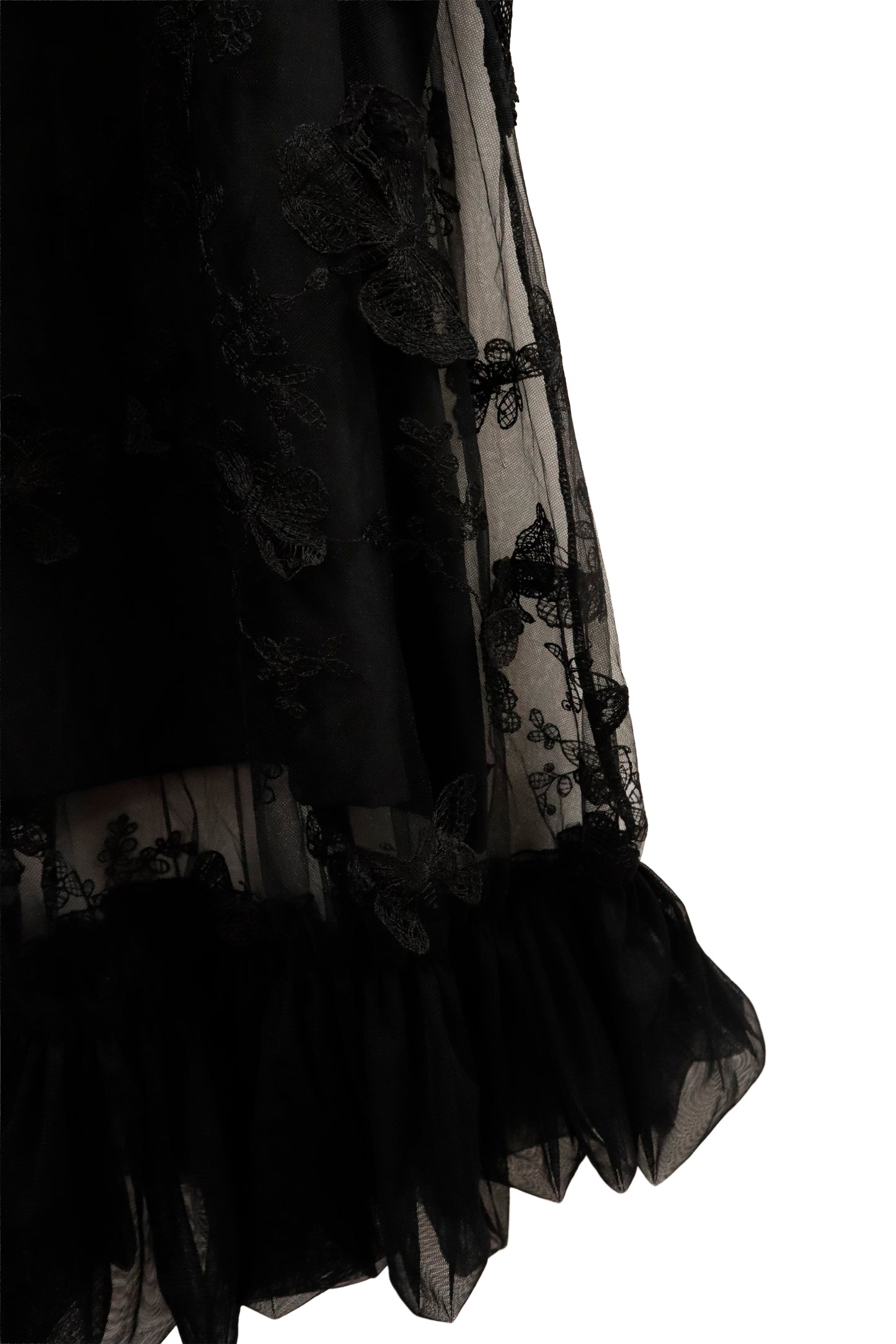 mesh frill dress/RM-［2602-109］