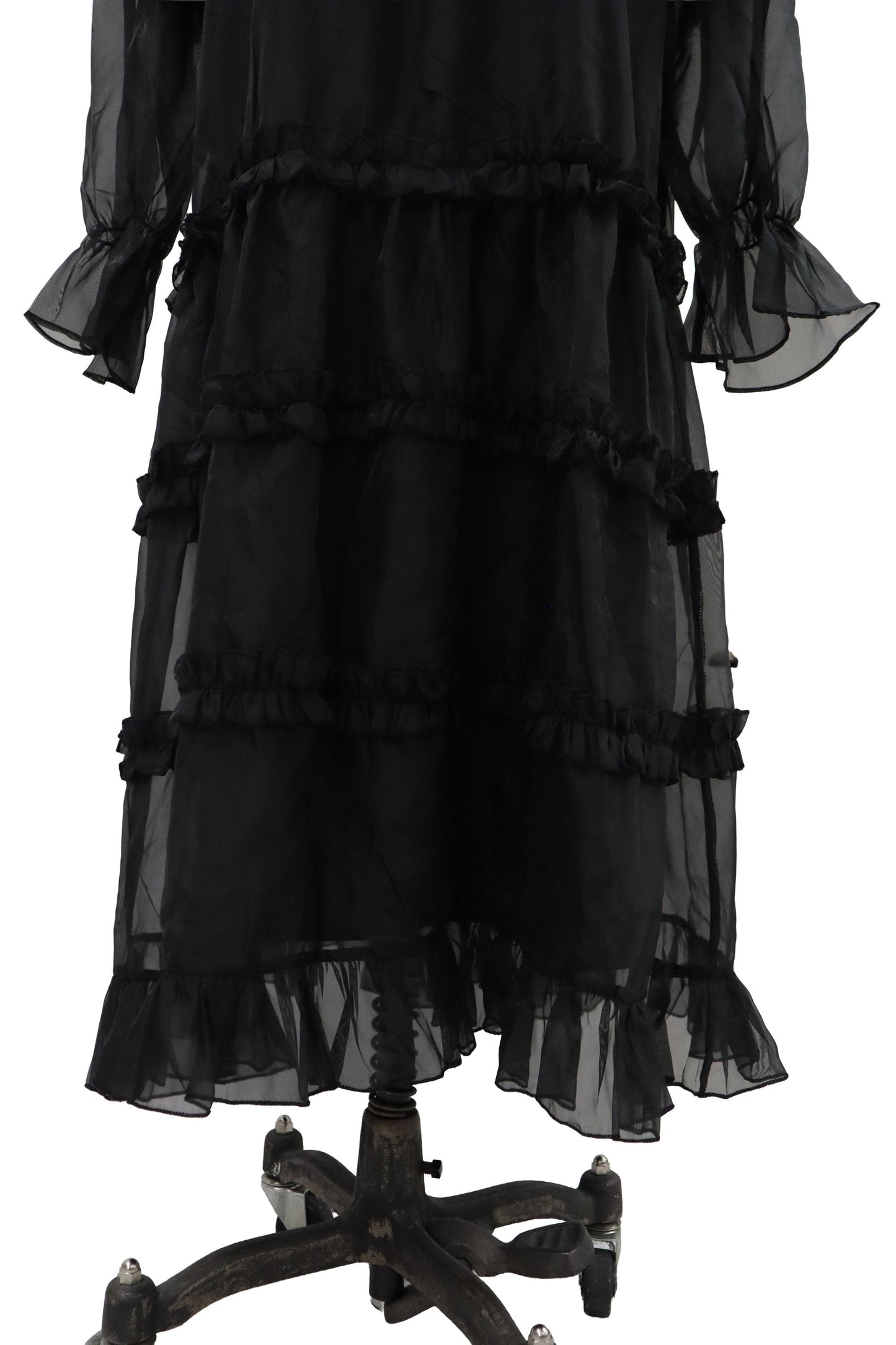 organza frill dress/RM-［2606-027］