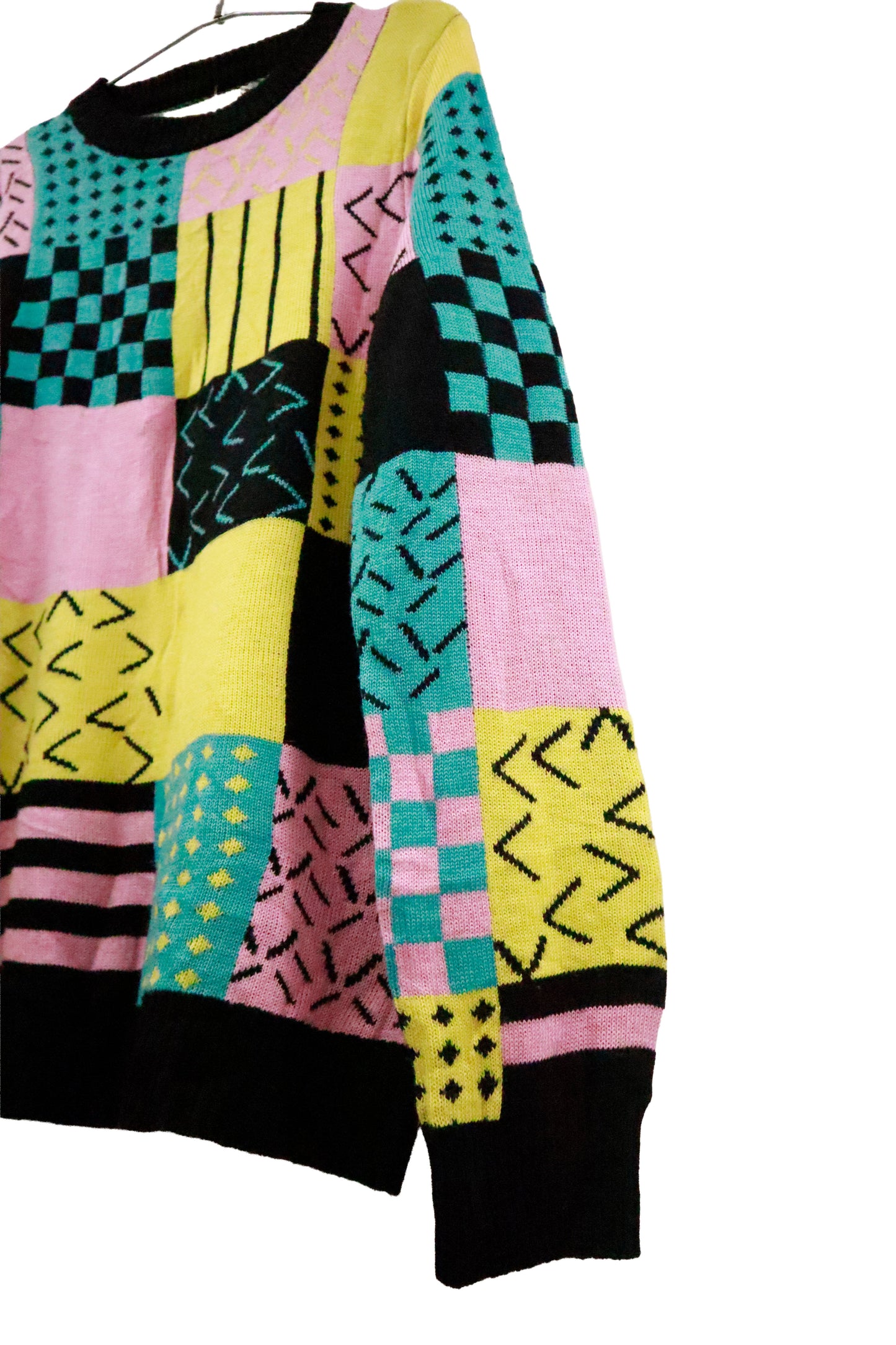 acrylic knit sweater /U-［2601B-012］