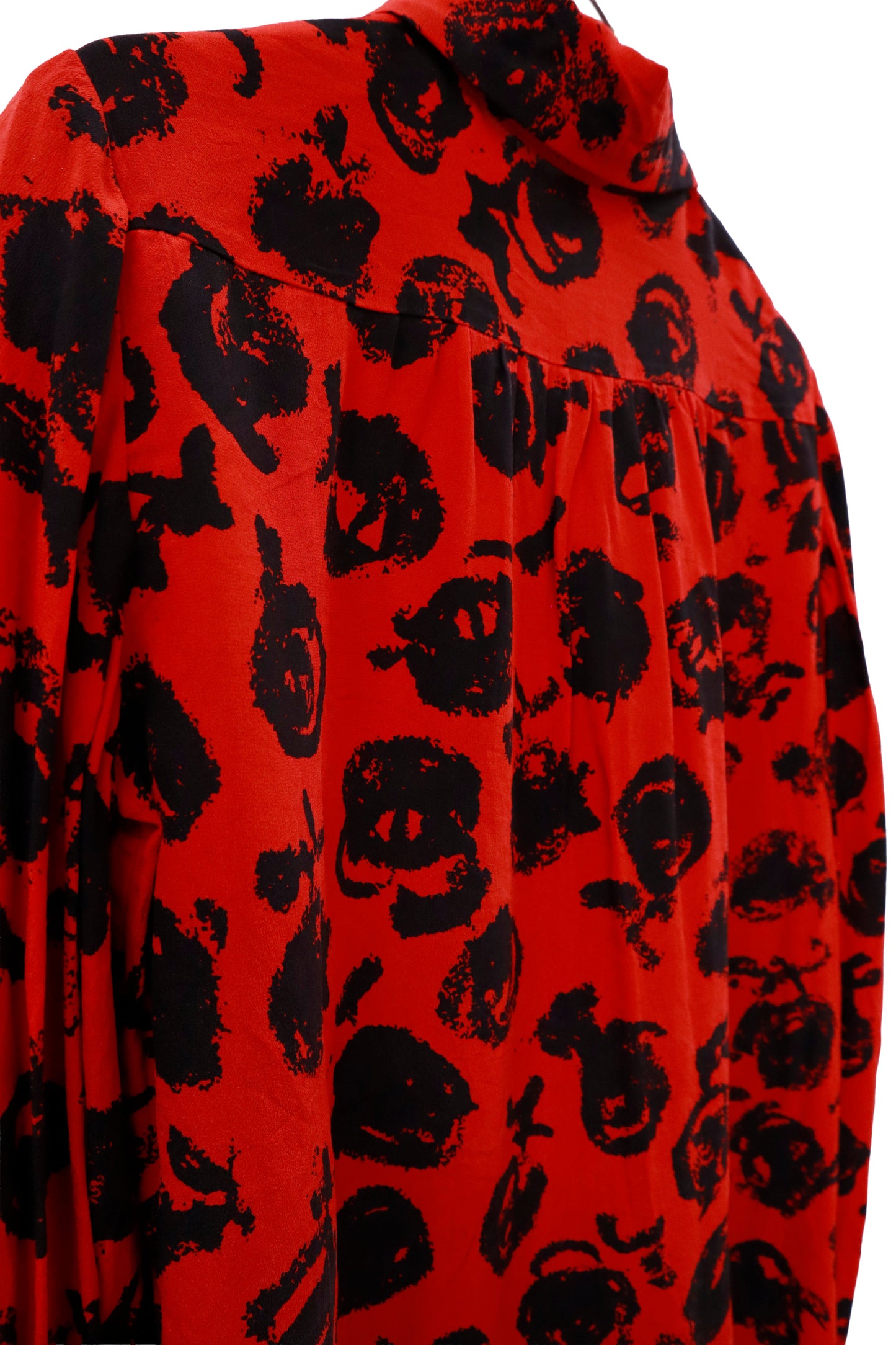 print shirt/NV-［2511-023］