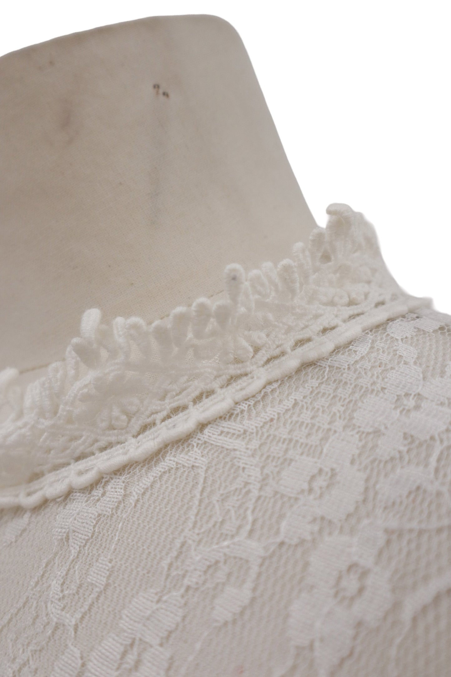 lace mock neck top/RM-［2607-020］