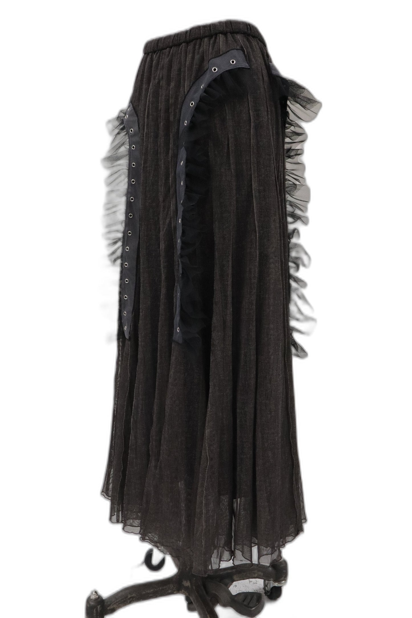 lace up skirt/RM-［2605-061］