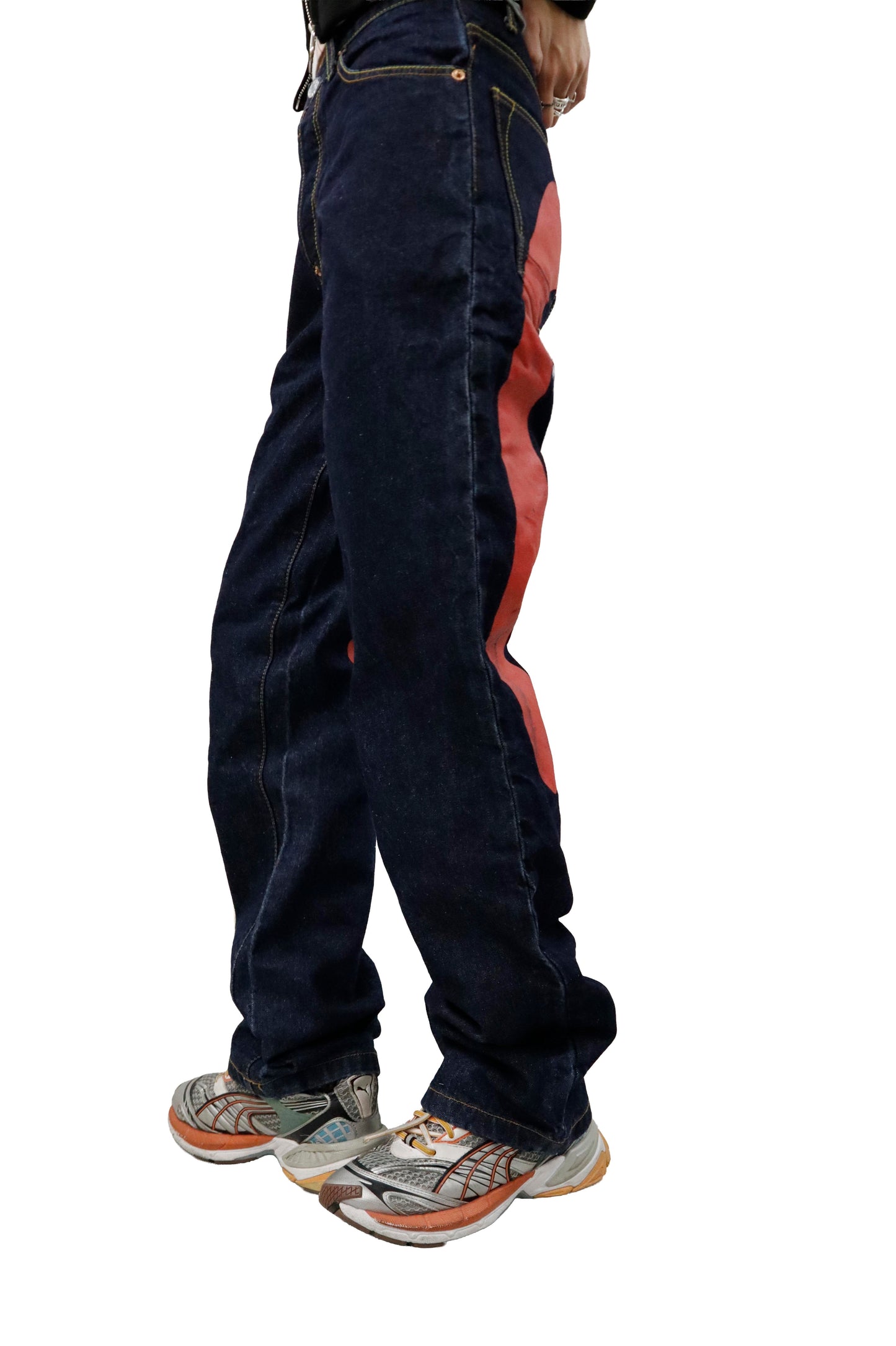 EVISU paint denim pants/U-［2605-004］