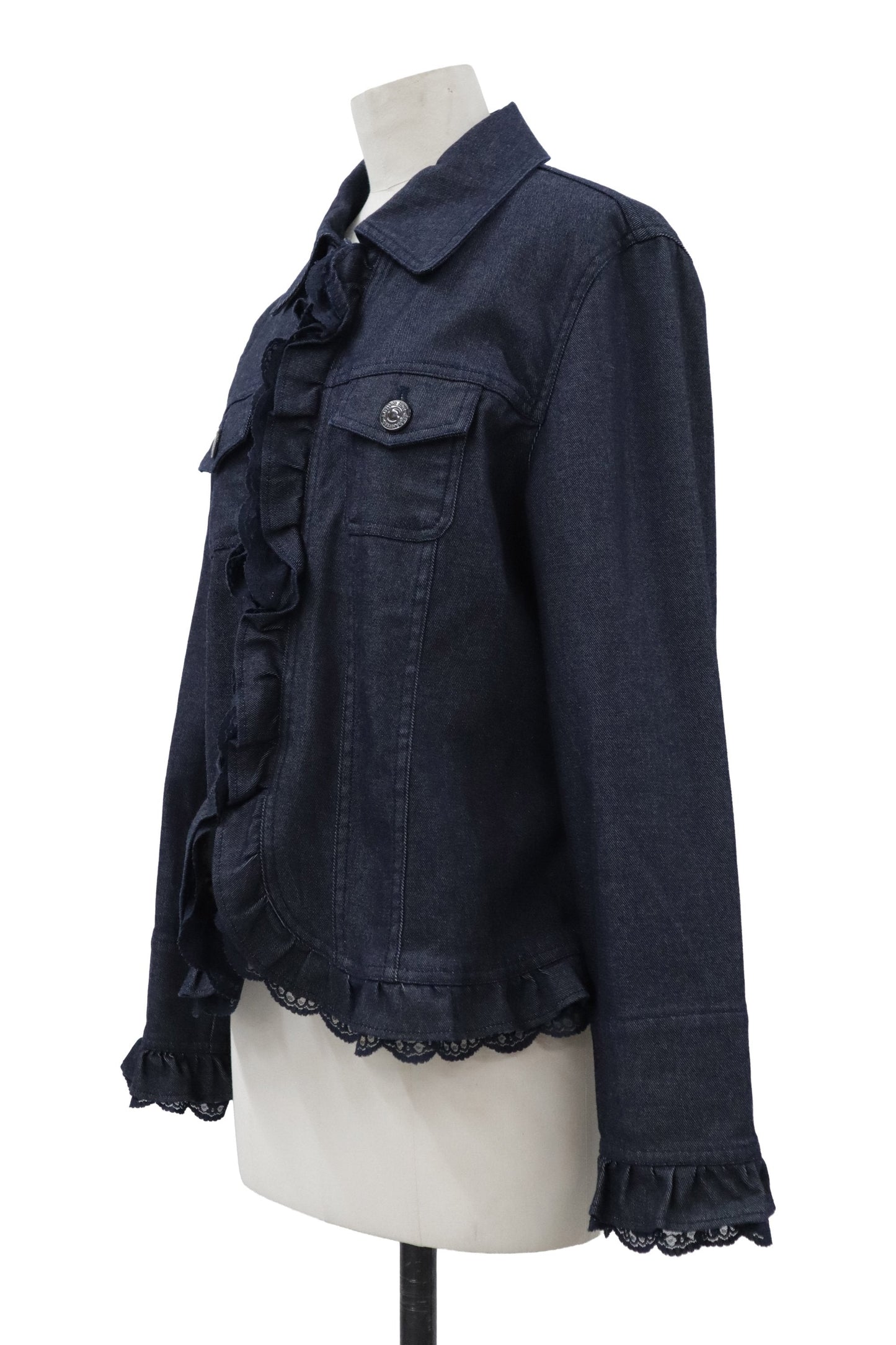 frill denim jacket /U-［2606-010］