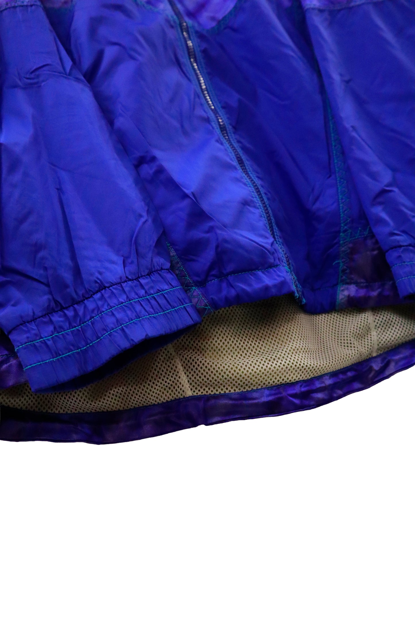 90's asics nylon jacket / NV-［2601-012］