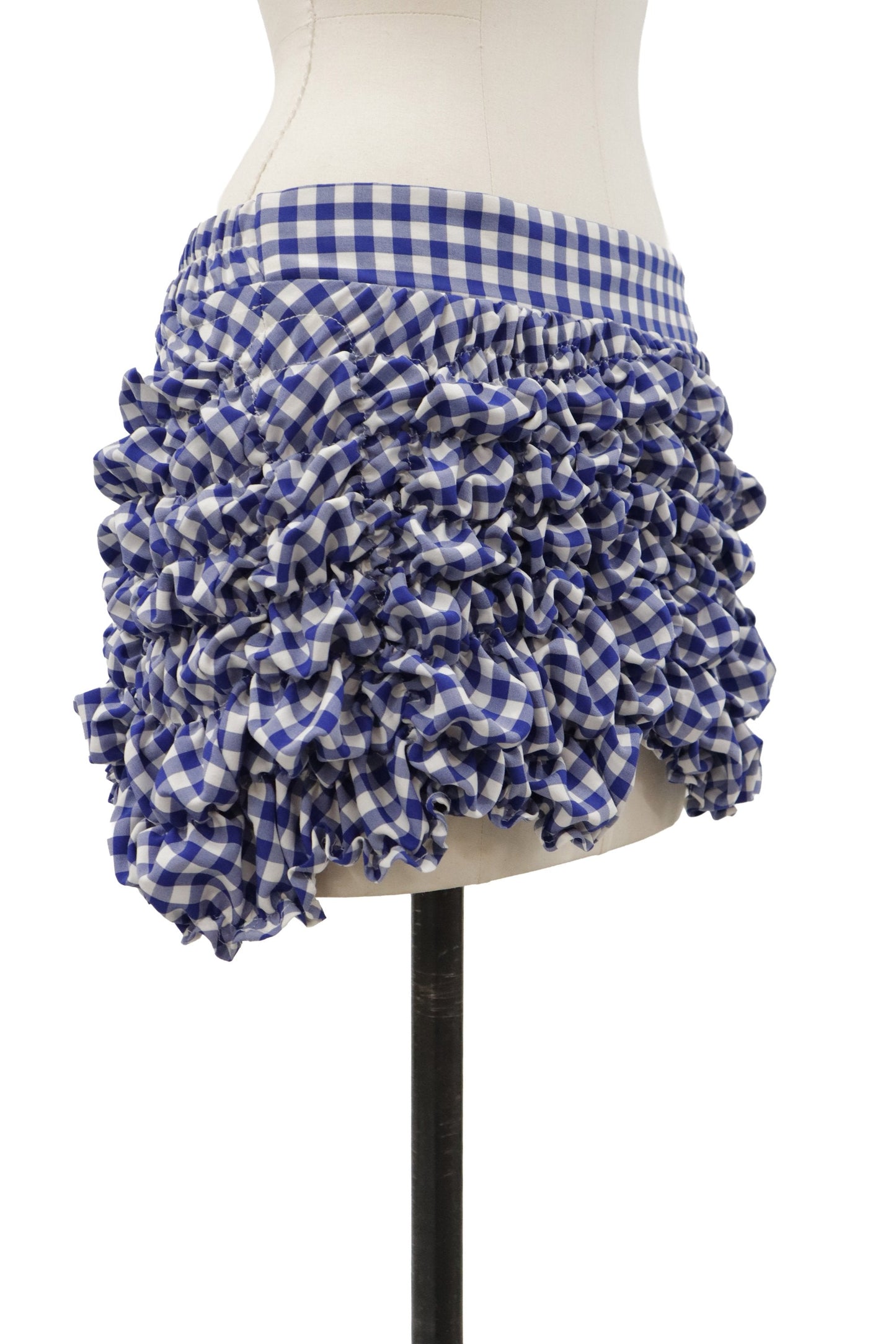 gingham skirt/KUSHA KUSHA PLAN/RM-［2607-055］