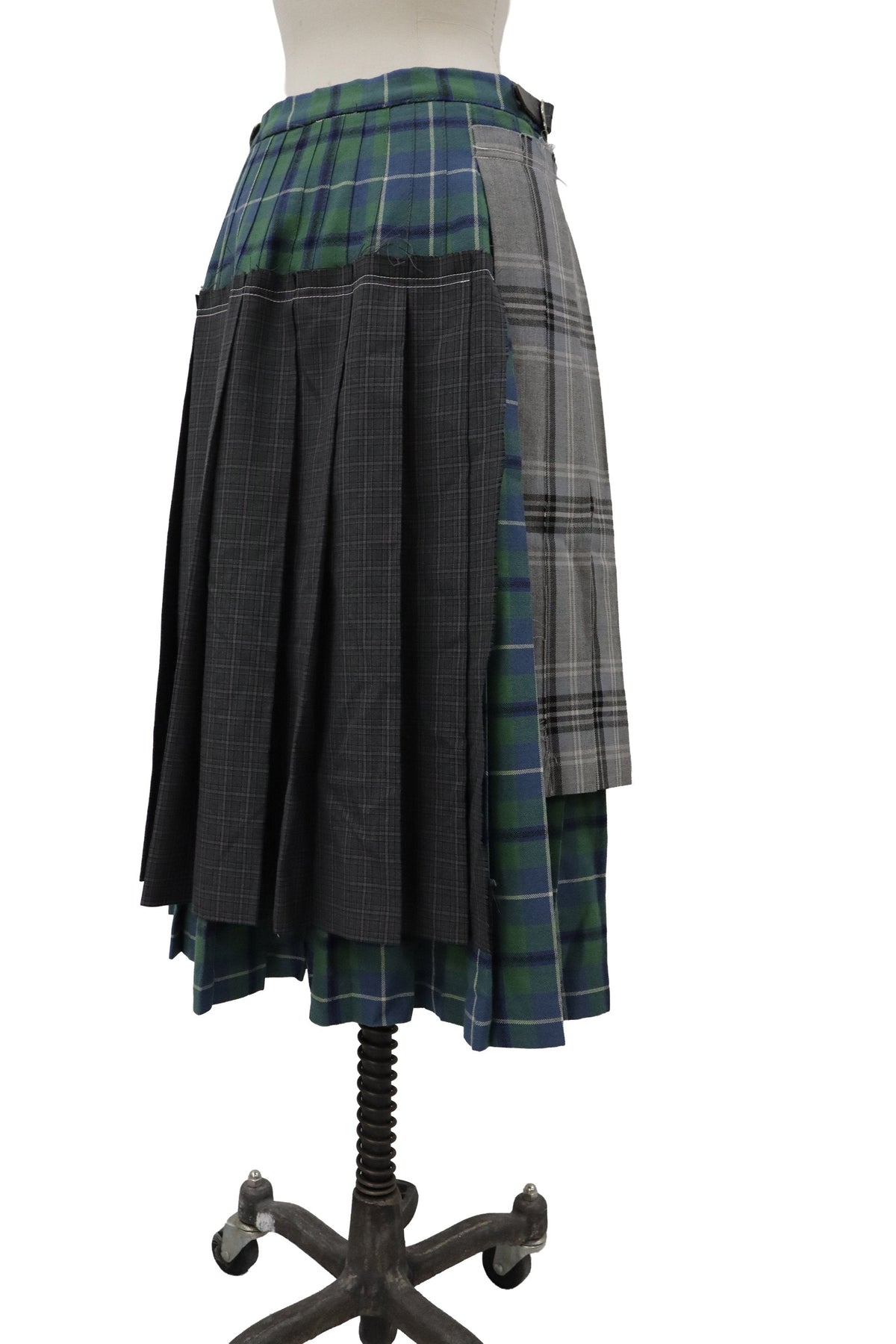 layered pleats skirt/RM-［2608-100］