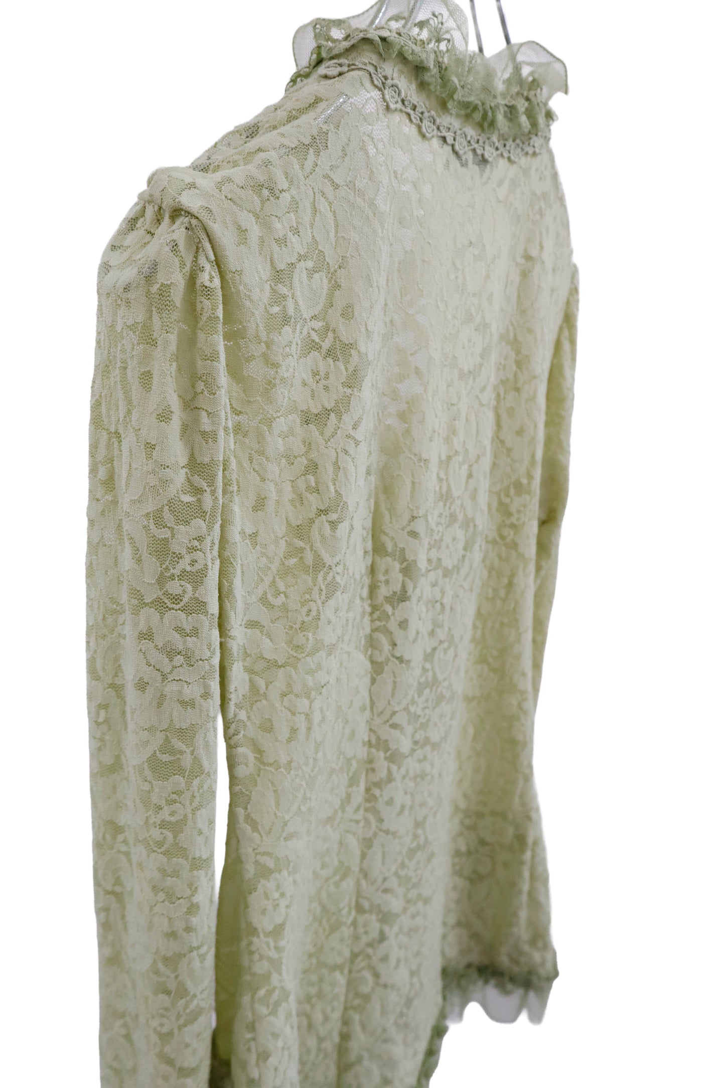 mesh lace cardigan/RM-［2604-034］