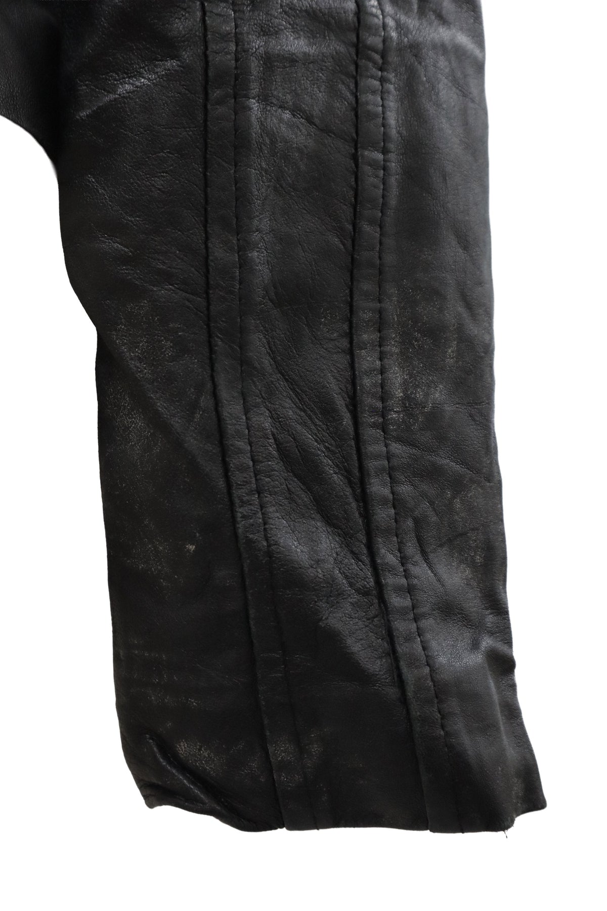 lace leather jacket/RM-［2608-104］
