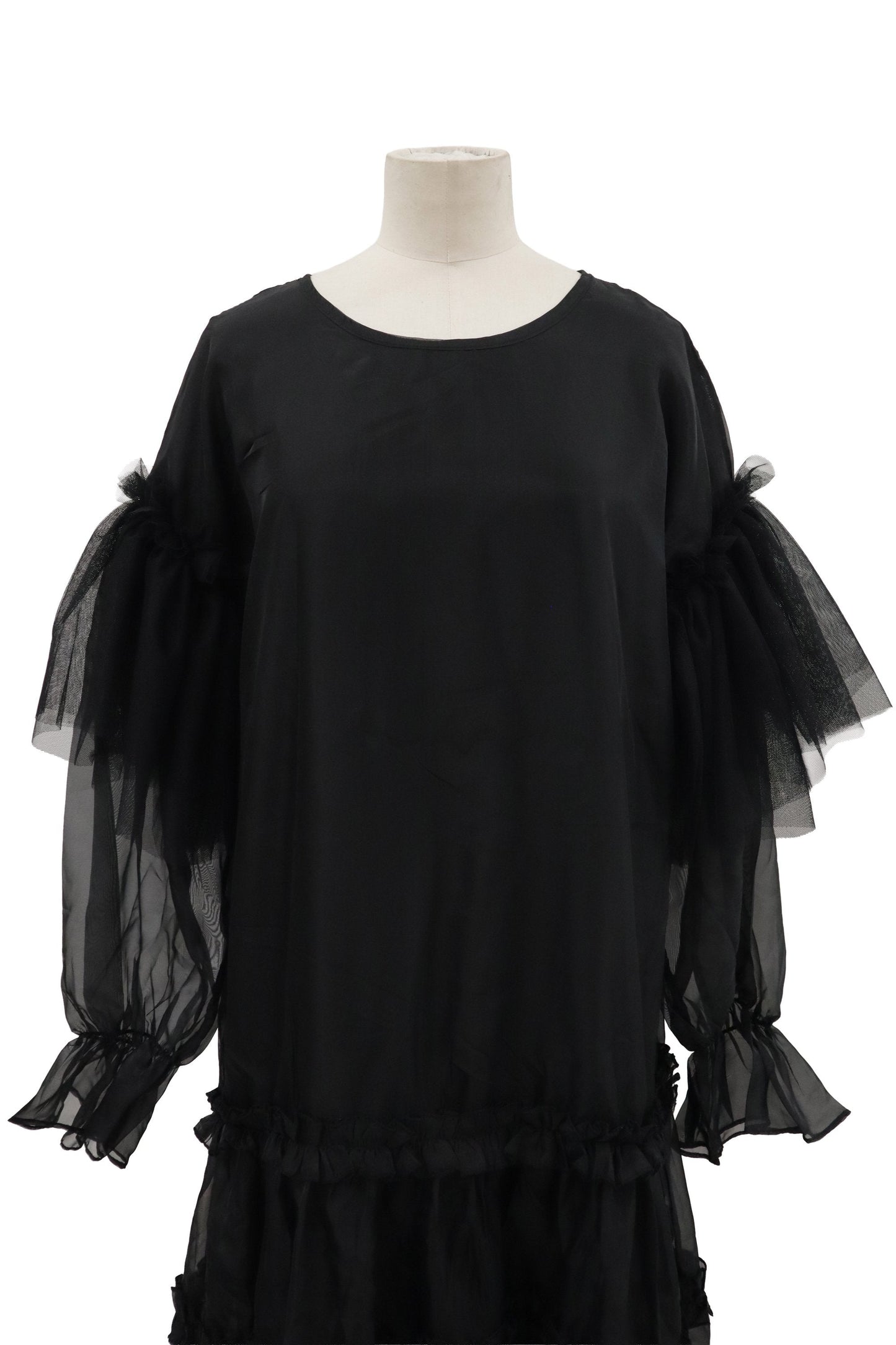 organza frill dress/RM-［2606-027］
