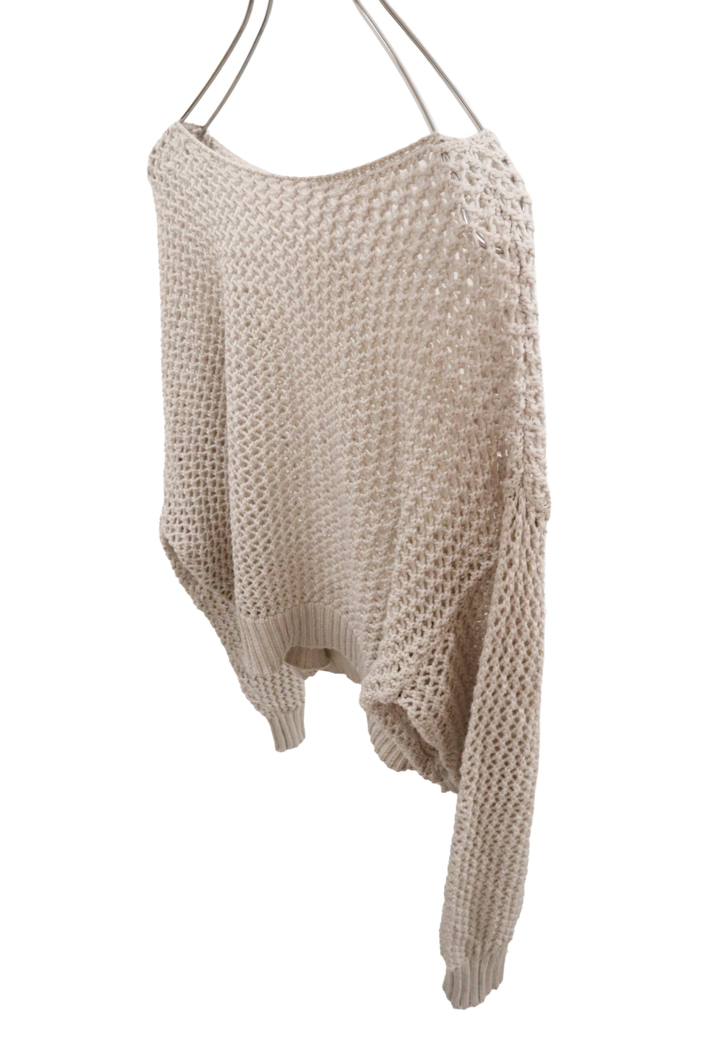 mesh knit tops/U-［2602-031］