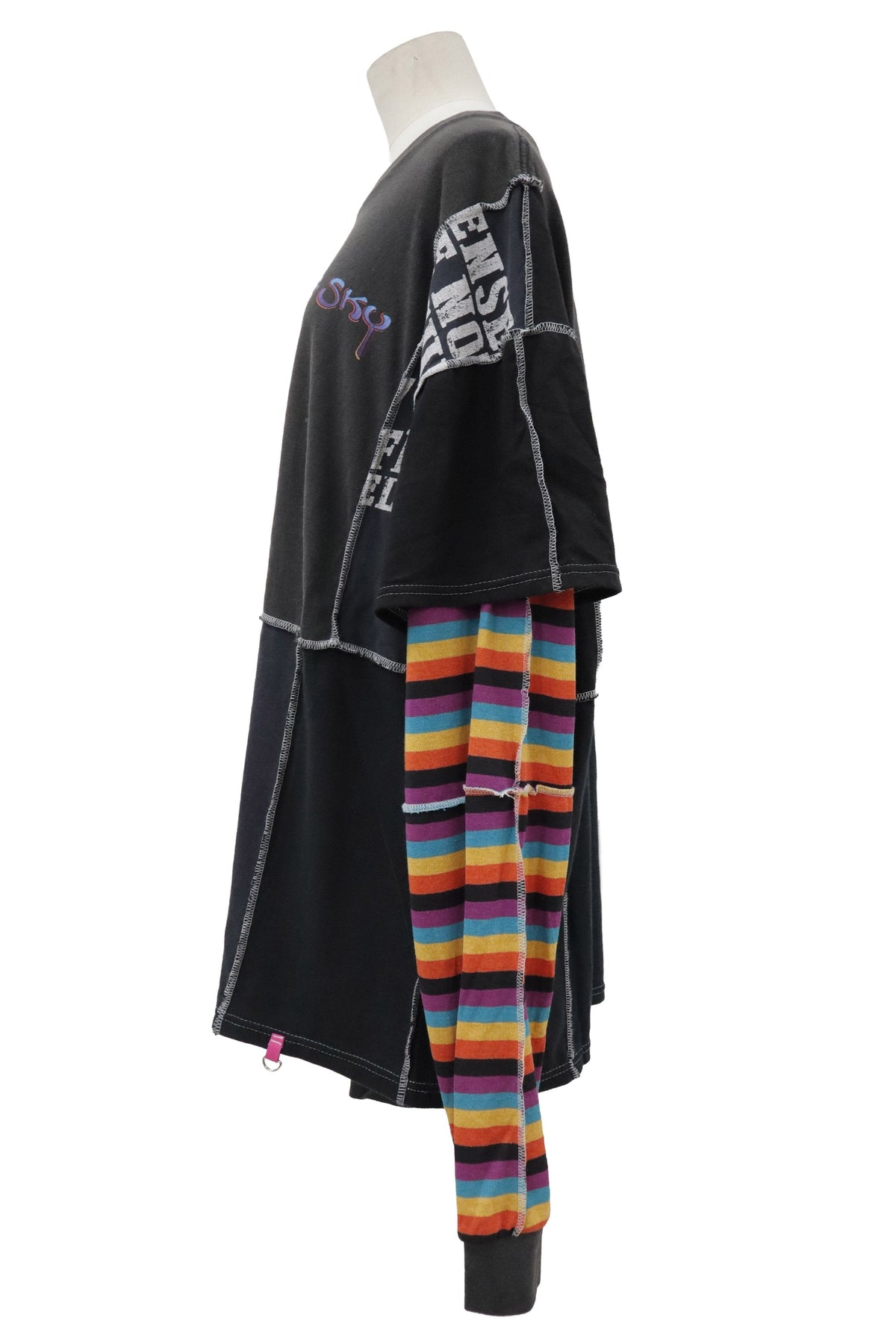 patchwork big long tee/RM-［2608-083］