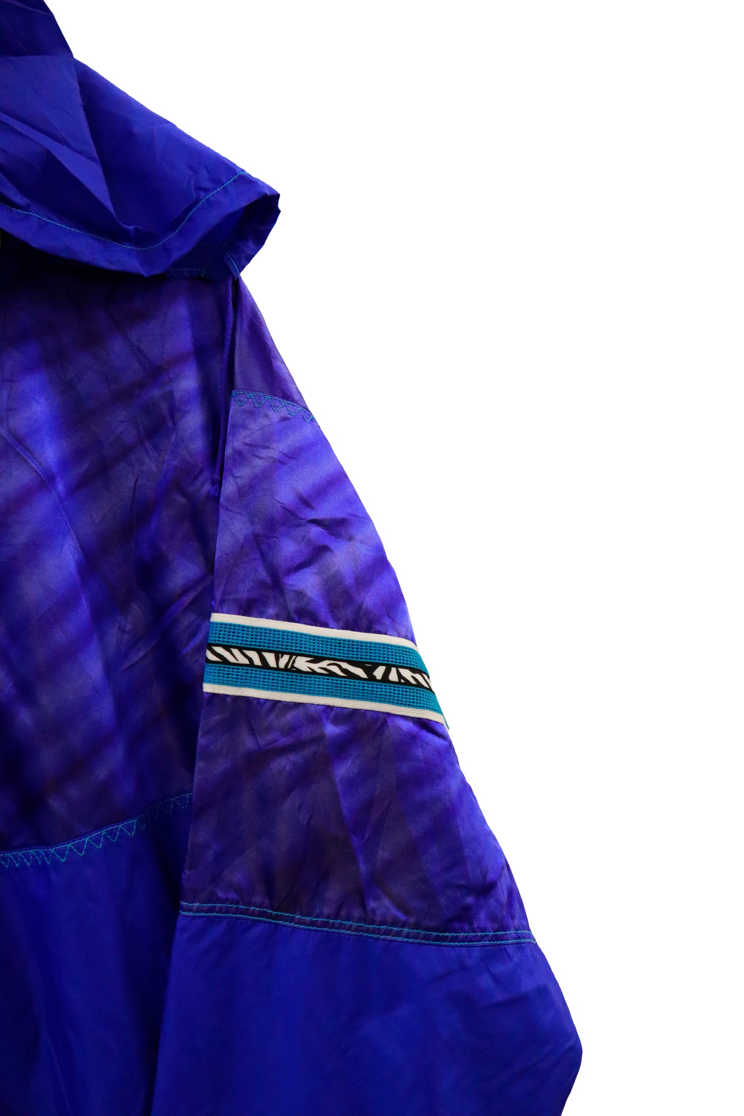 90's asics nylon jacket / NV-［2601-012］