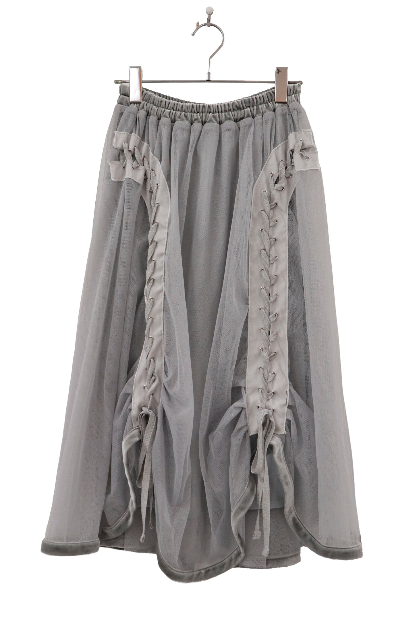 lace up skirt/RM-［2605-058］