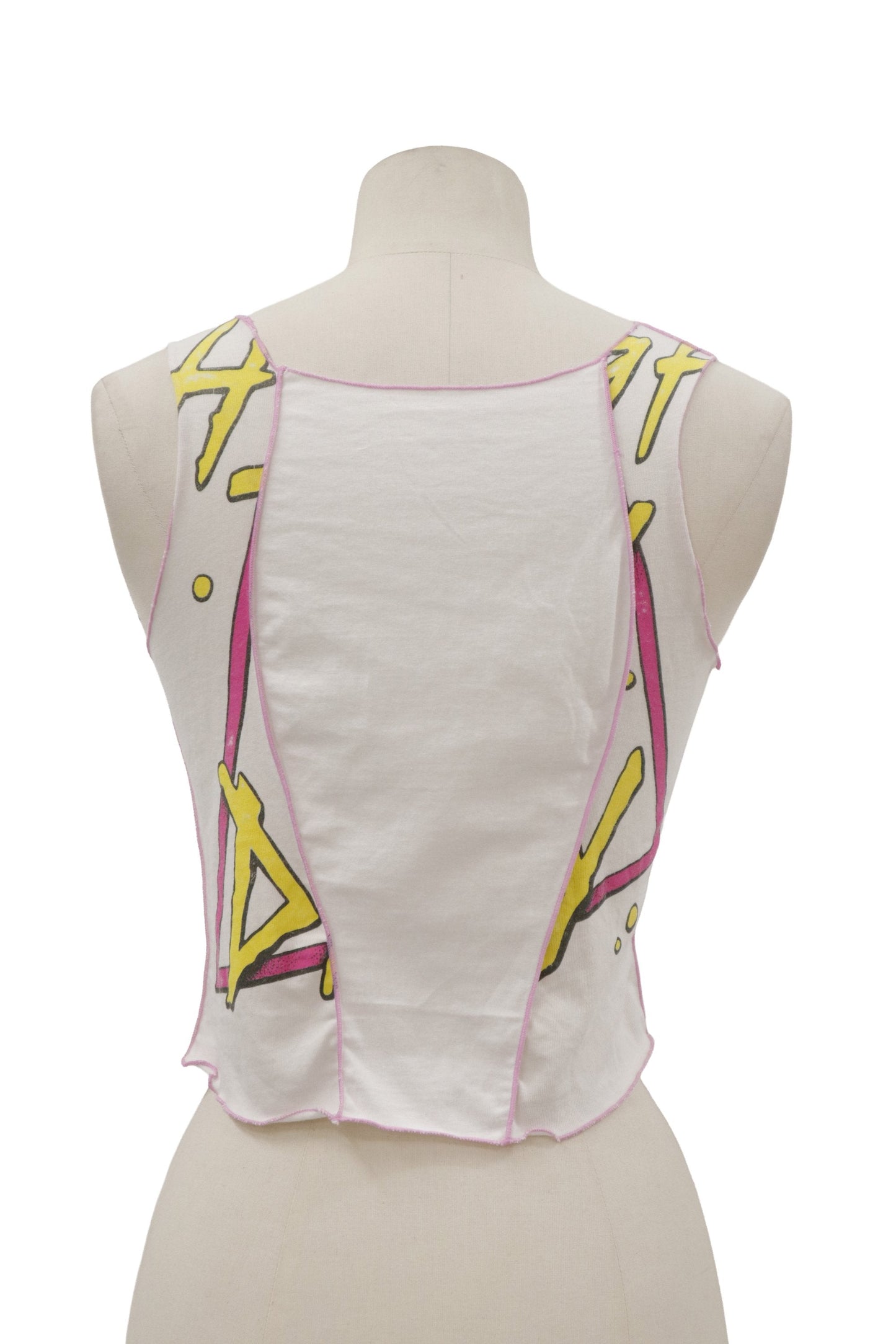 rock flower docking tanktop/RM-［2606-016］