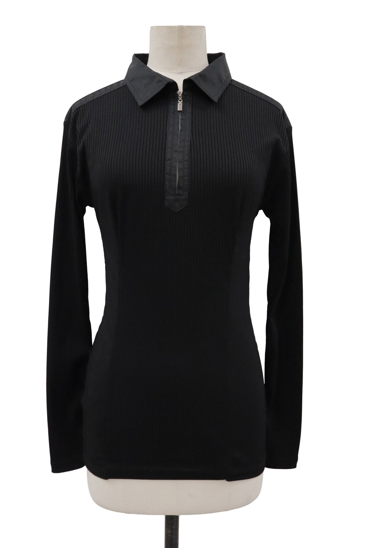 half zip rib tops/RM-［2608-036］