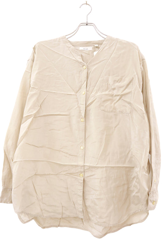 no collar shirt/U-［2511-024］