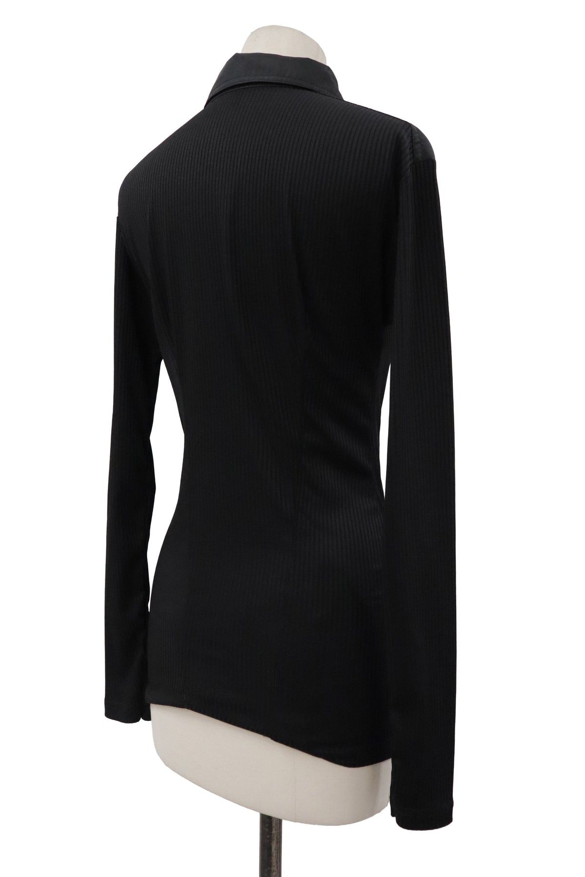 half zip rib tops/RM-［2608-036］