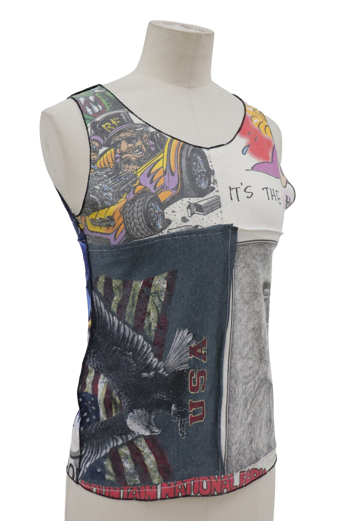 graphic tank top/RM-［2608-068］