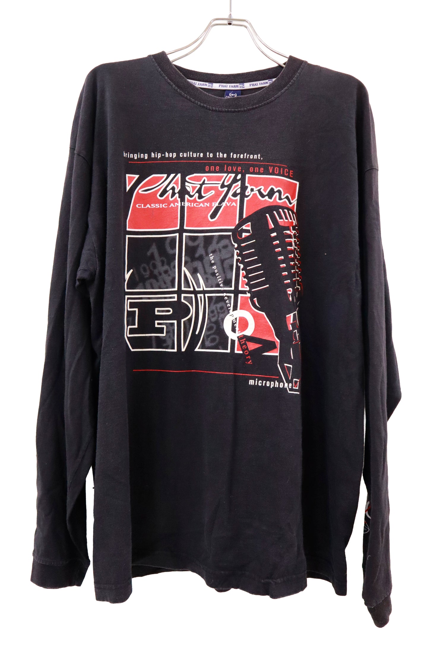 90's PHAT FARM L/S Tee/NV-［2511-076］