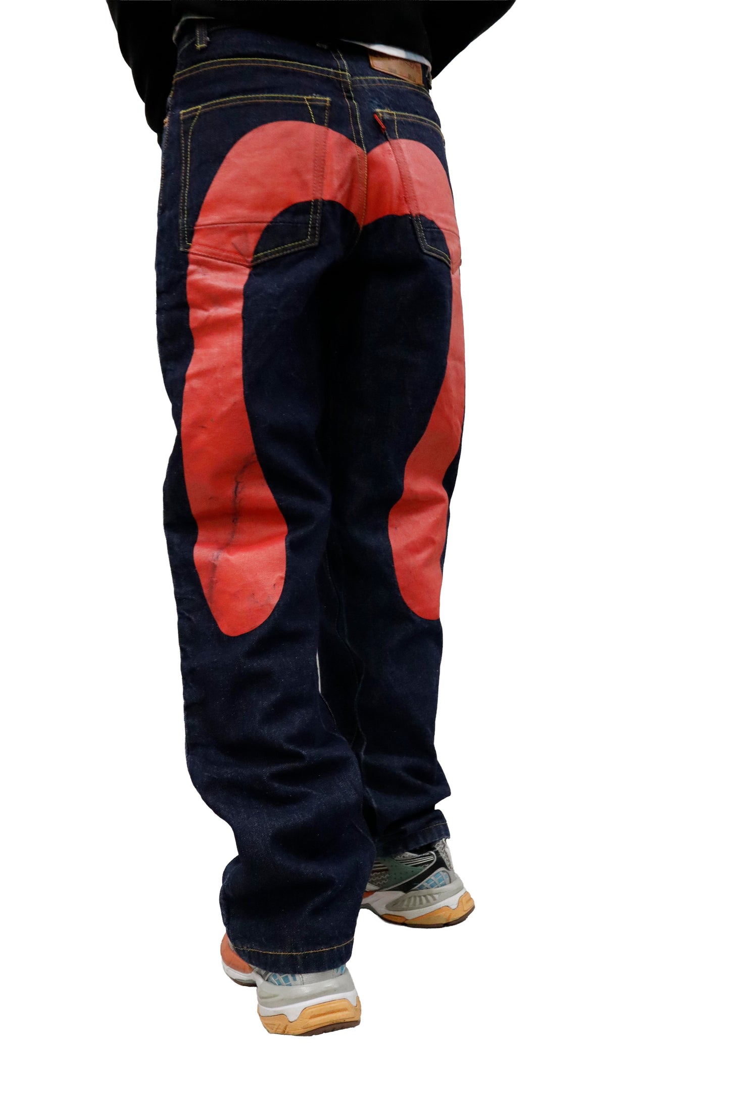 EVISU paint denim pants/U-［2605-004］