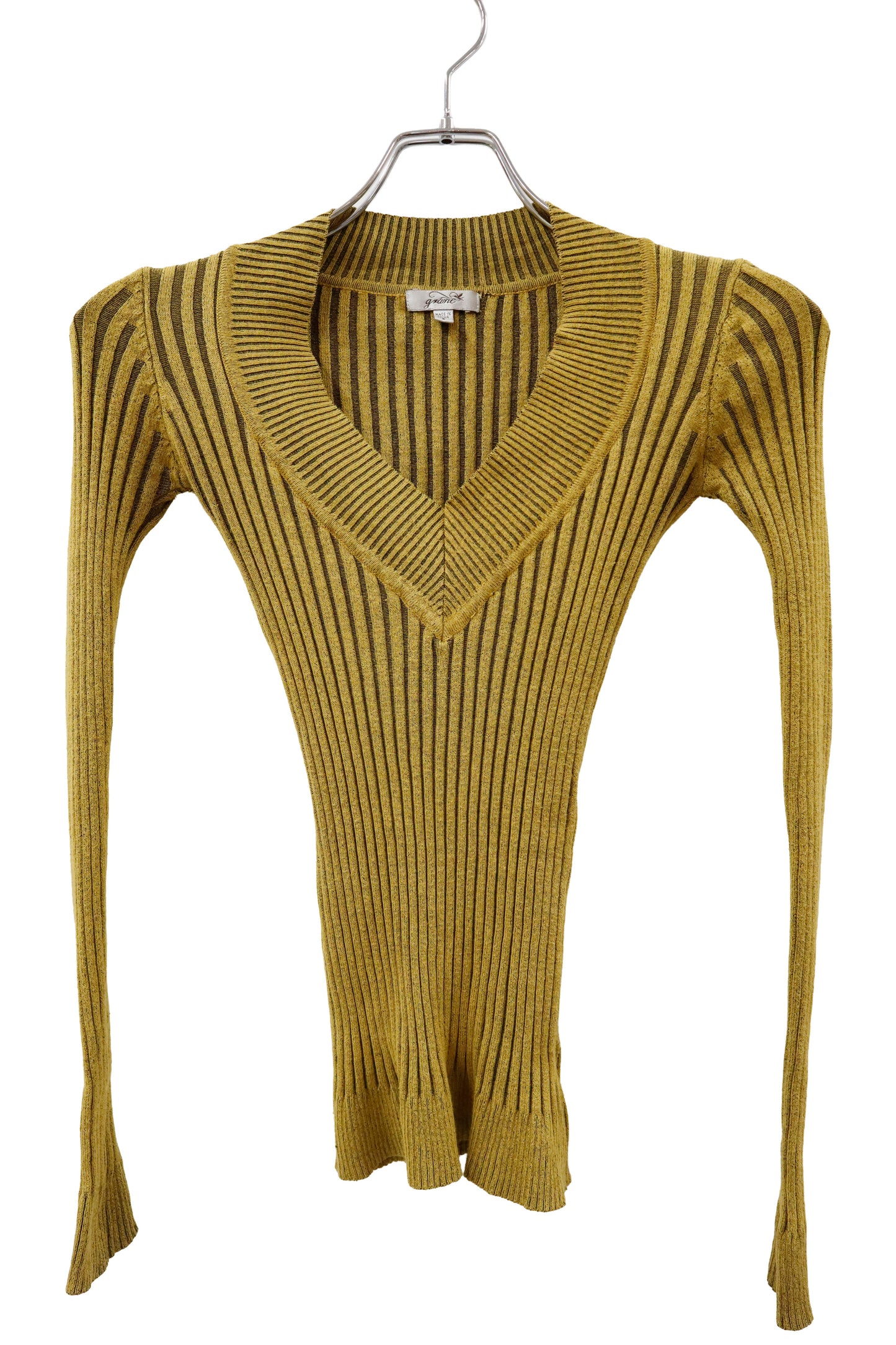 rib knit tops/U-［2603-009］