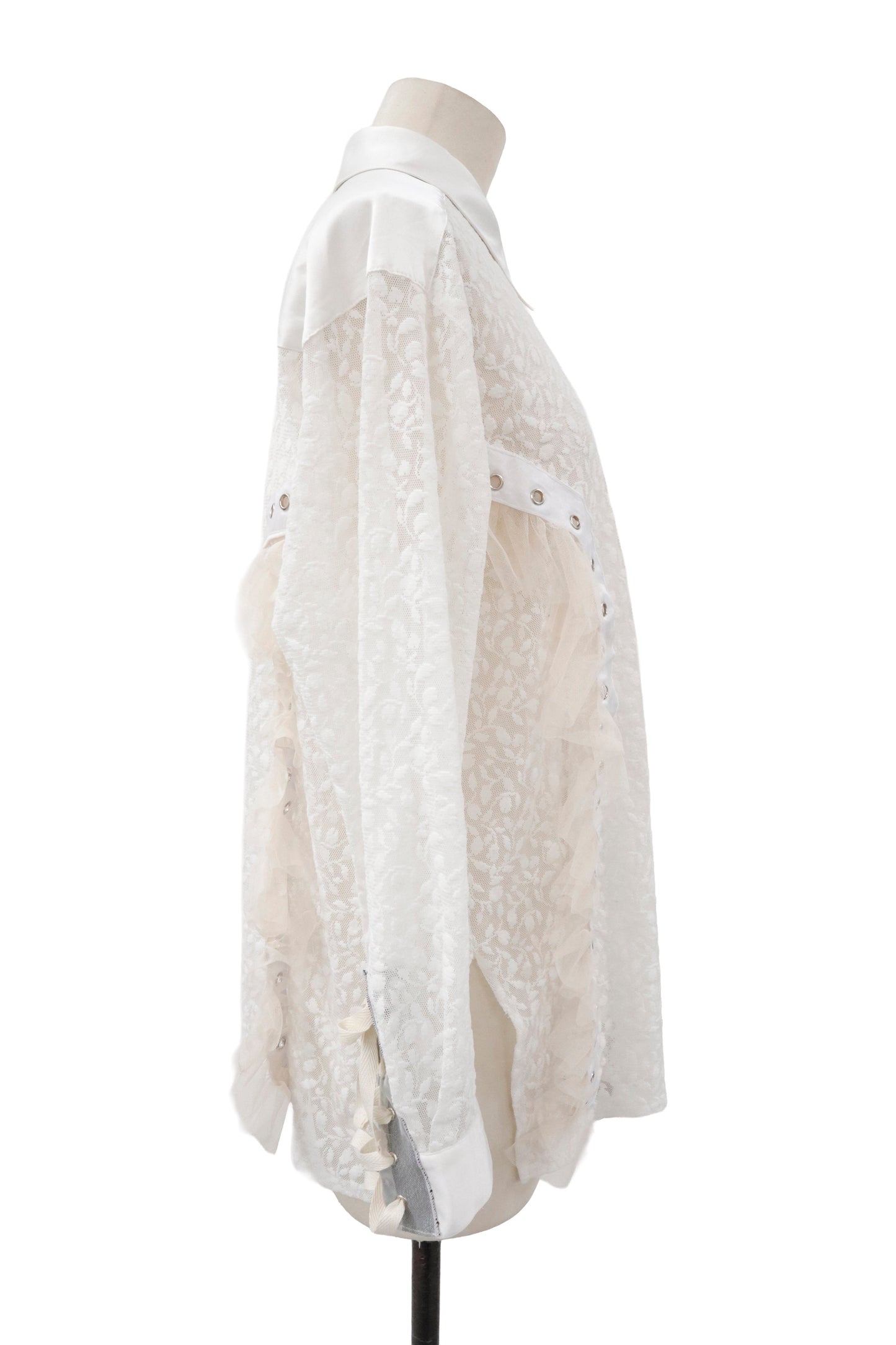 lace up contemporary shirt/RM-［2605-023］
