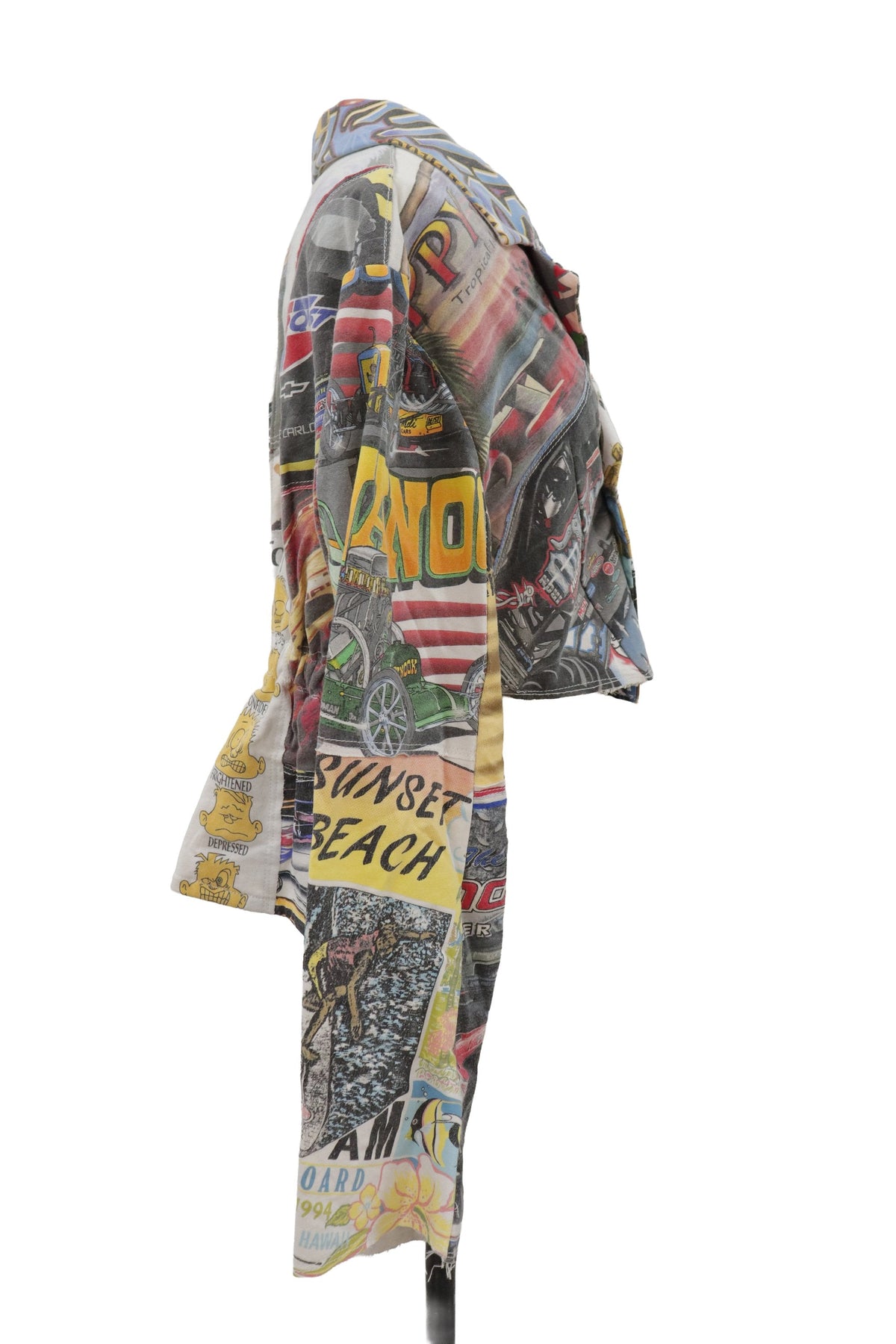 patchwork jacket/RM-［2608-095］
