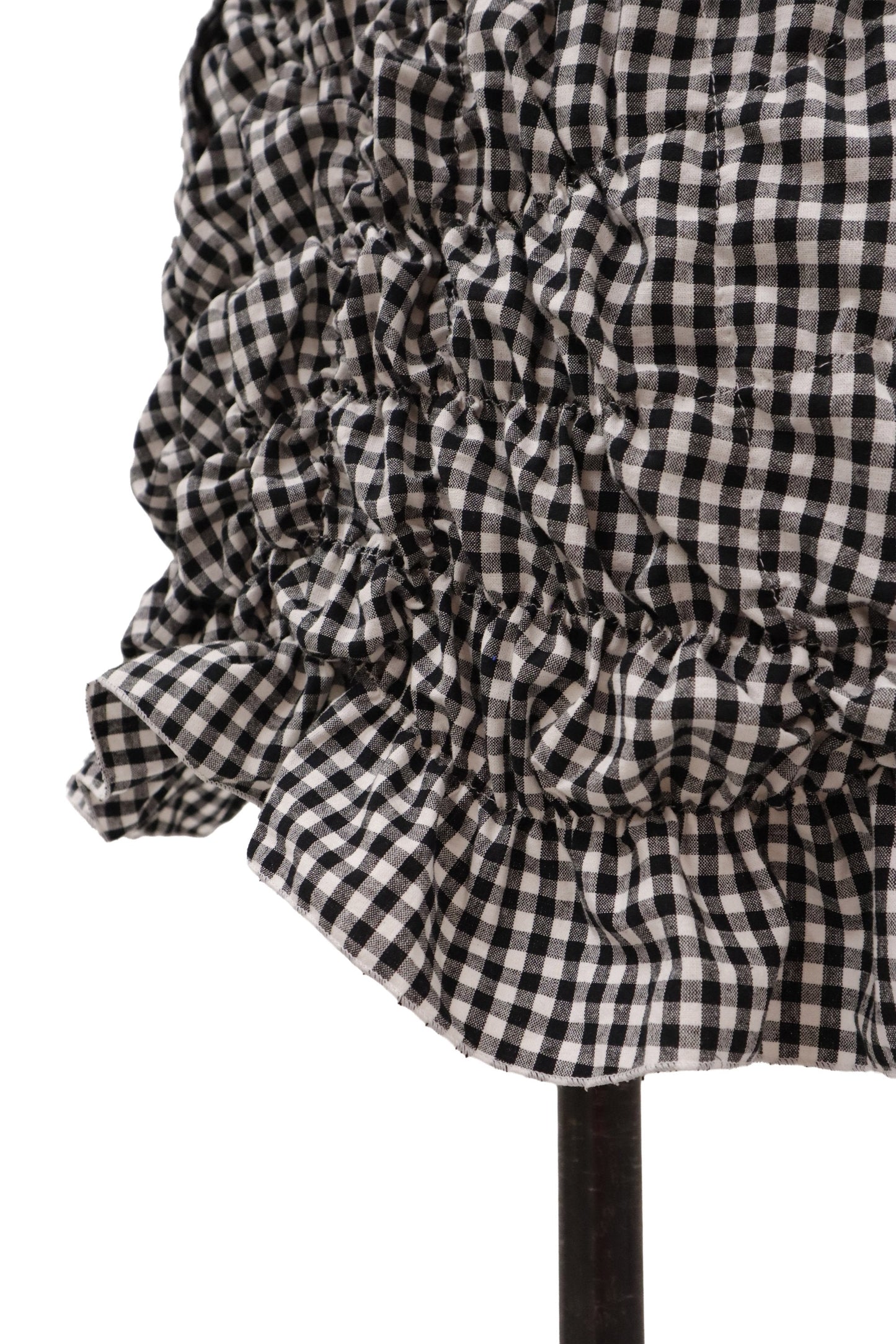 gingham mini skirt/KUSHA KUSHA PLAN/RM-［2607-052］