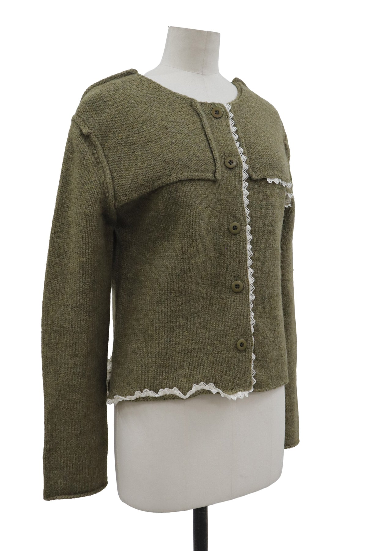 lace knit cardigan/RM-［2608-103］