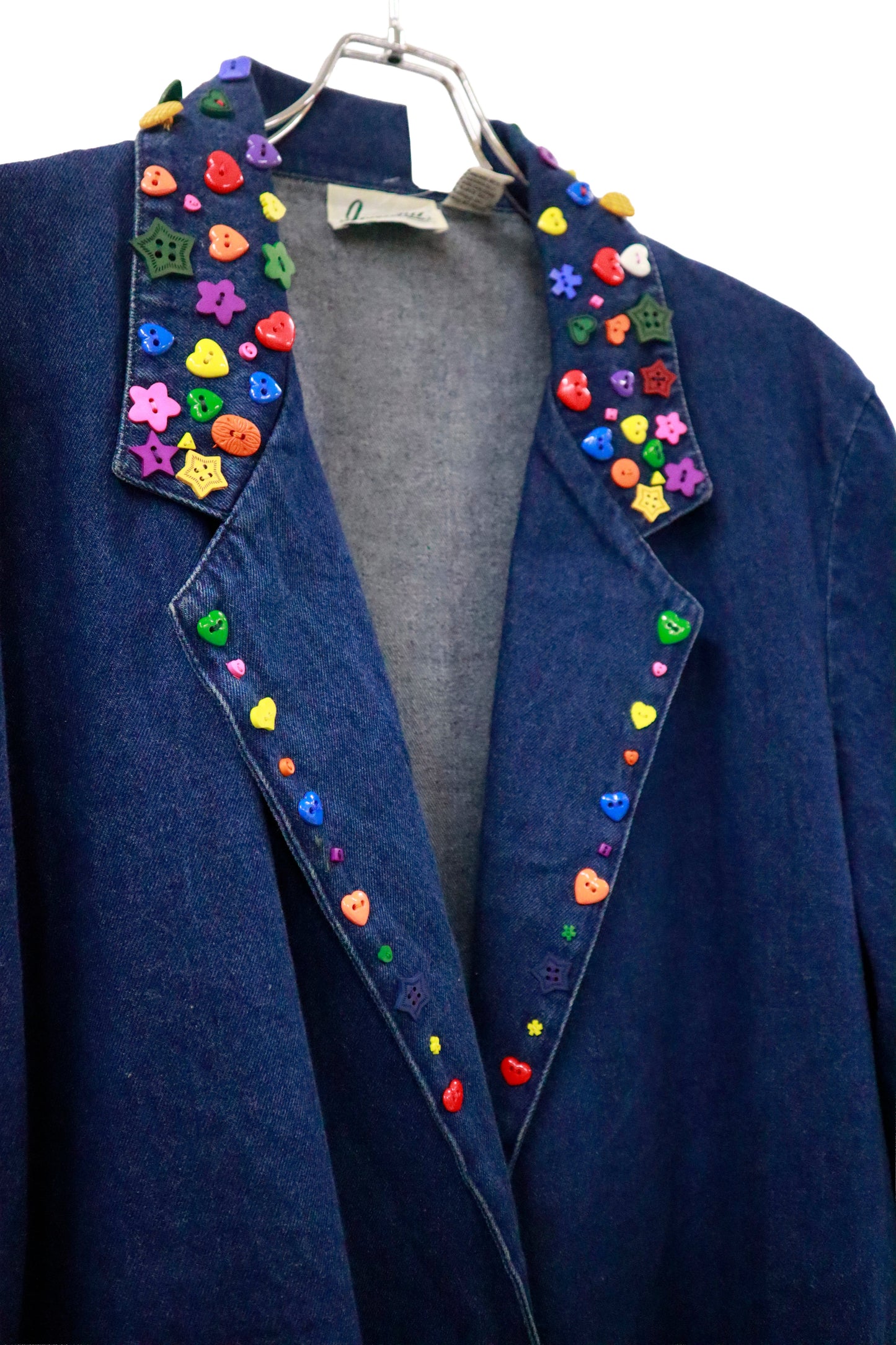 90's denim tailored jacket / NV-［2601-053］