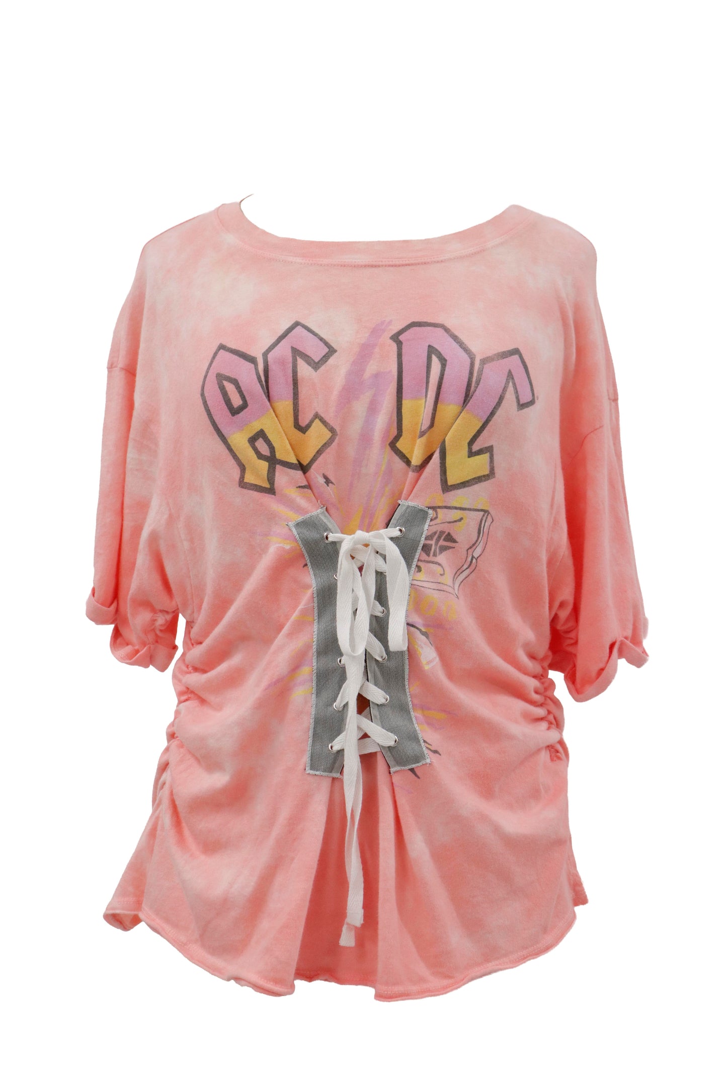 Y2K lace up tops/RM-［2605-037］