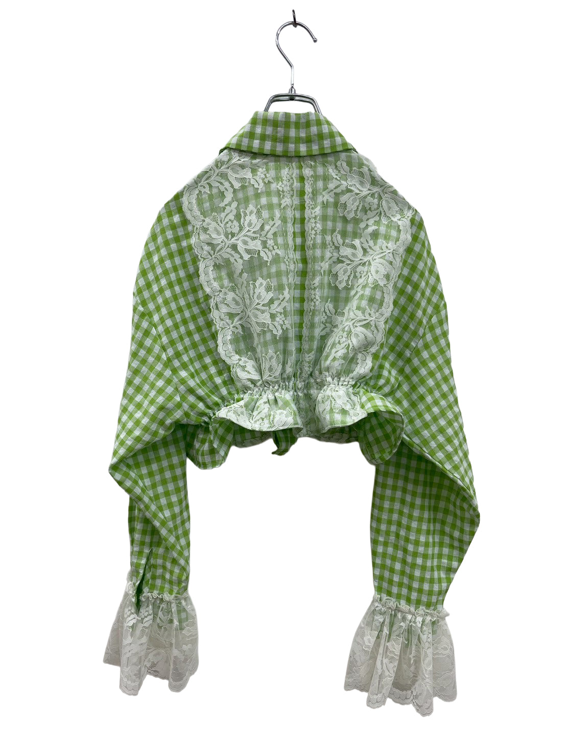 Gingham Lace Shirts　ギンガムチェックレースシャツ RM-［2507-138］