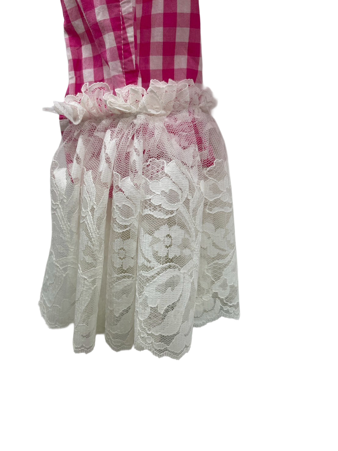 Gingham Lace Shirts　ギンガムチェックレースシャツ RM-［2507-137］