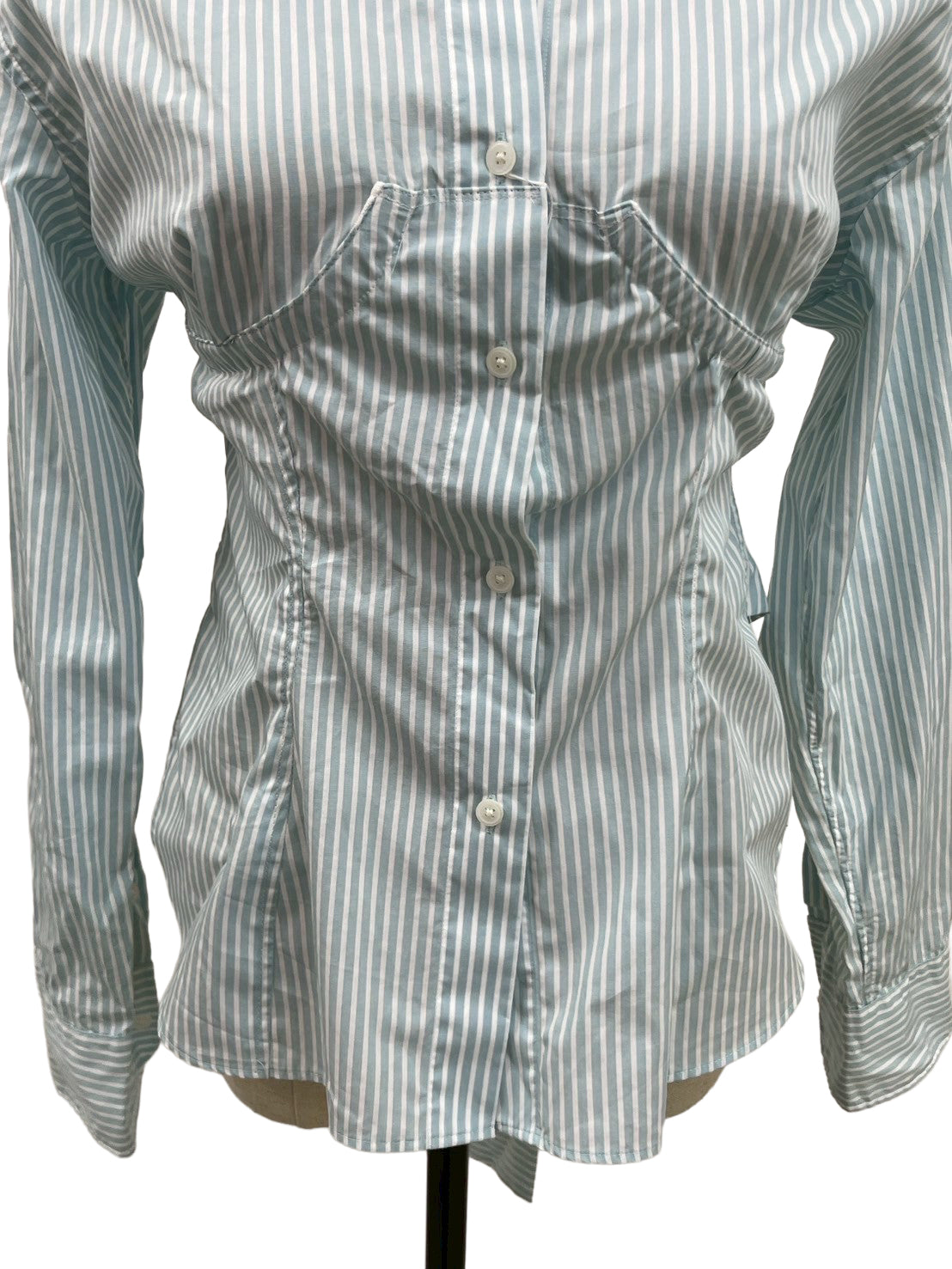 Corset stripe shirts コルセットシャツストライプ RM-［2507-136］